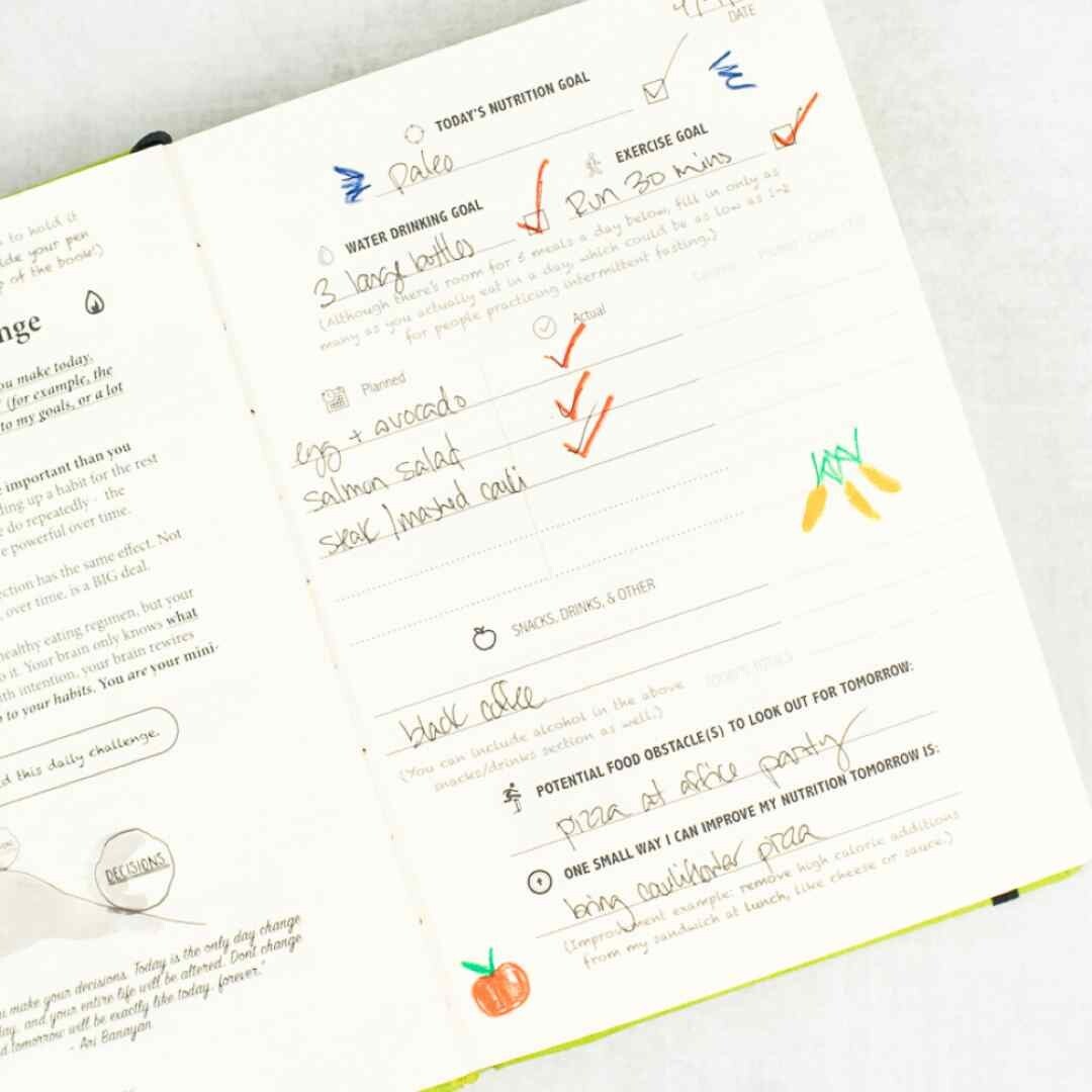 The Nutrition & Weight Management Sidekick Journal. Boost Your Health & Energy.