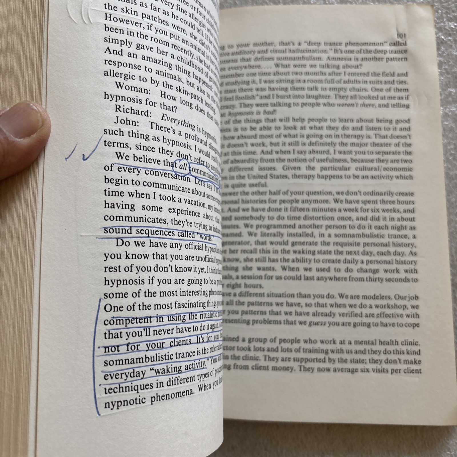 Frogs into Princes: Neuro Linguistic Programming (lots of underlining)