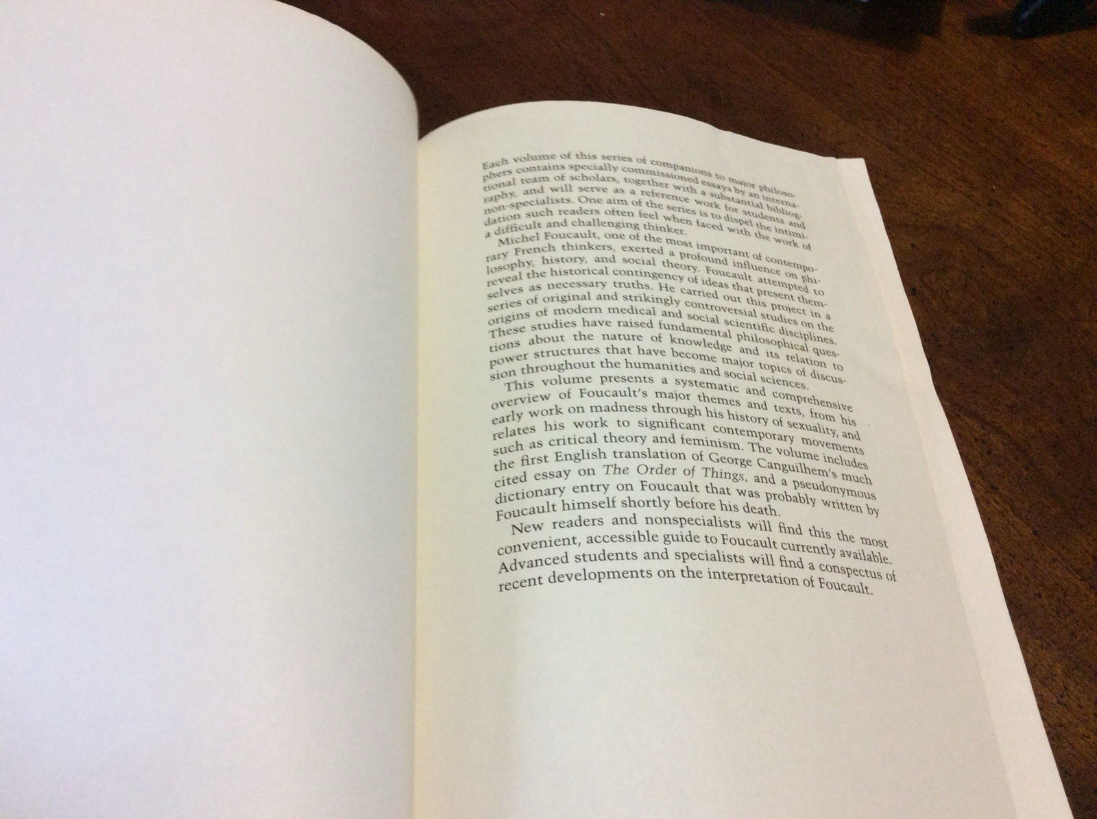 The Cambridge Companion to Foucault By Gary Gutting 1994 Paperback
