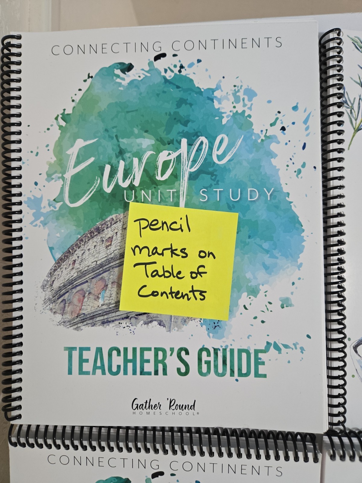 Gather Round Europe Unit 4 Books Teacher, High School, Middle School & Recipes