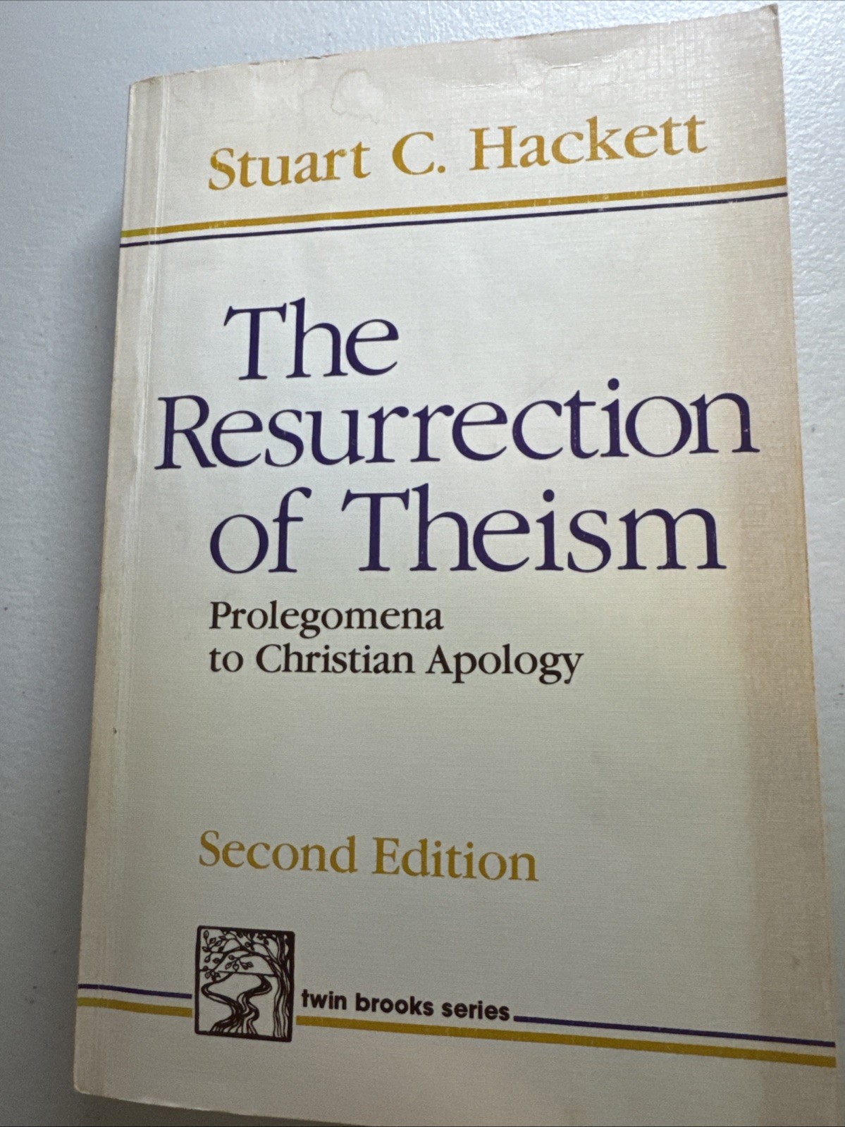 Twin Brooks Ser.: Resurrection of Theism : Prolegomena to Christian Apology…