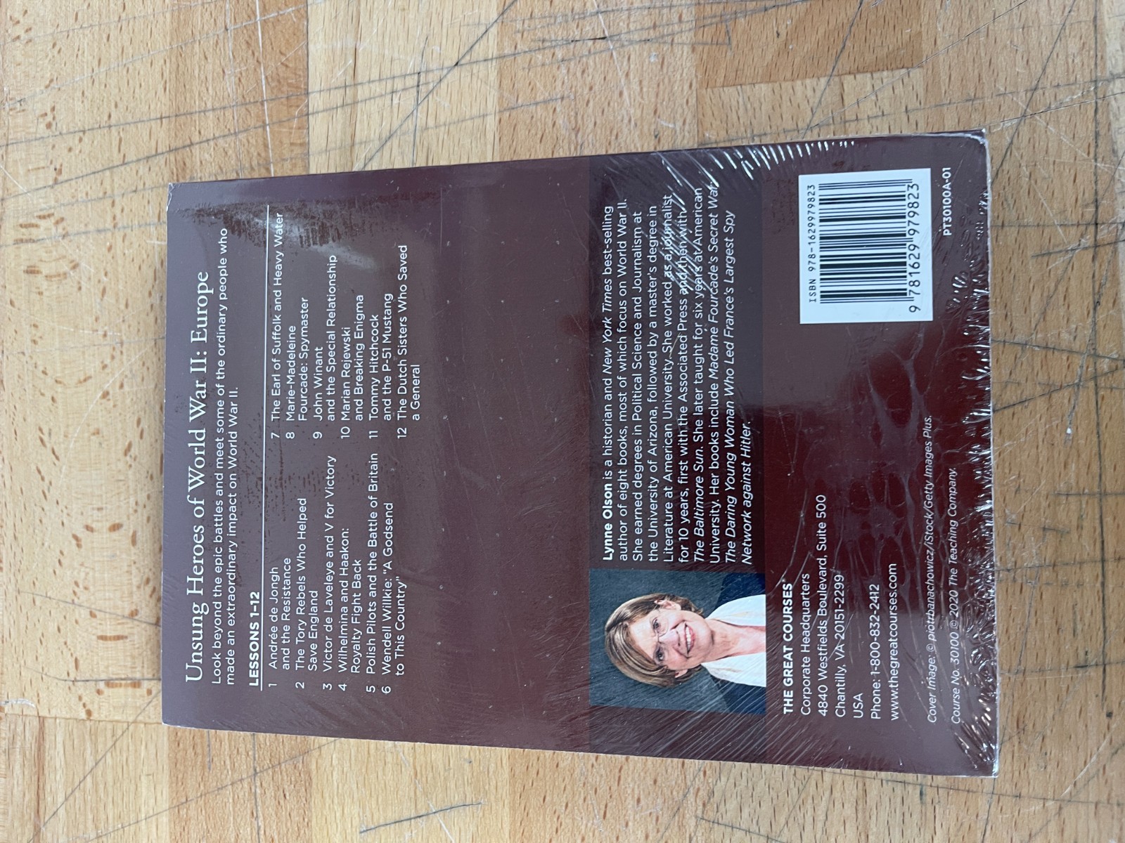 The Great Courses Unsung Heroes of WWII Europe Guidebook + Sealed Transcript Set