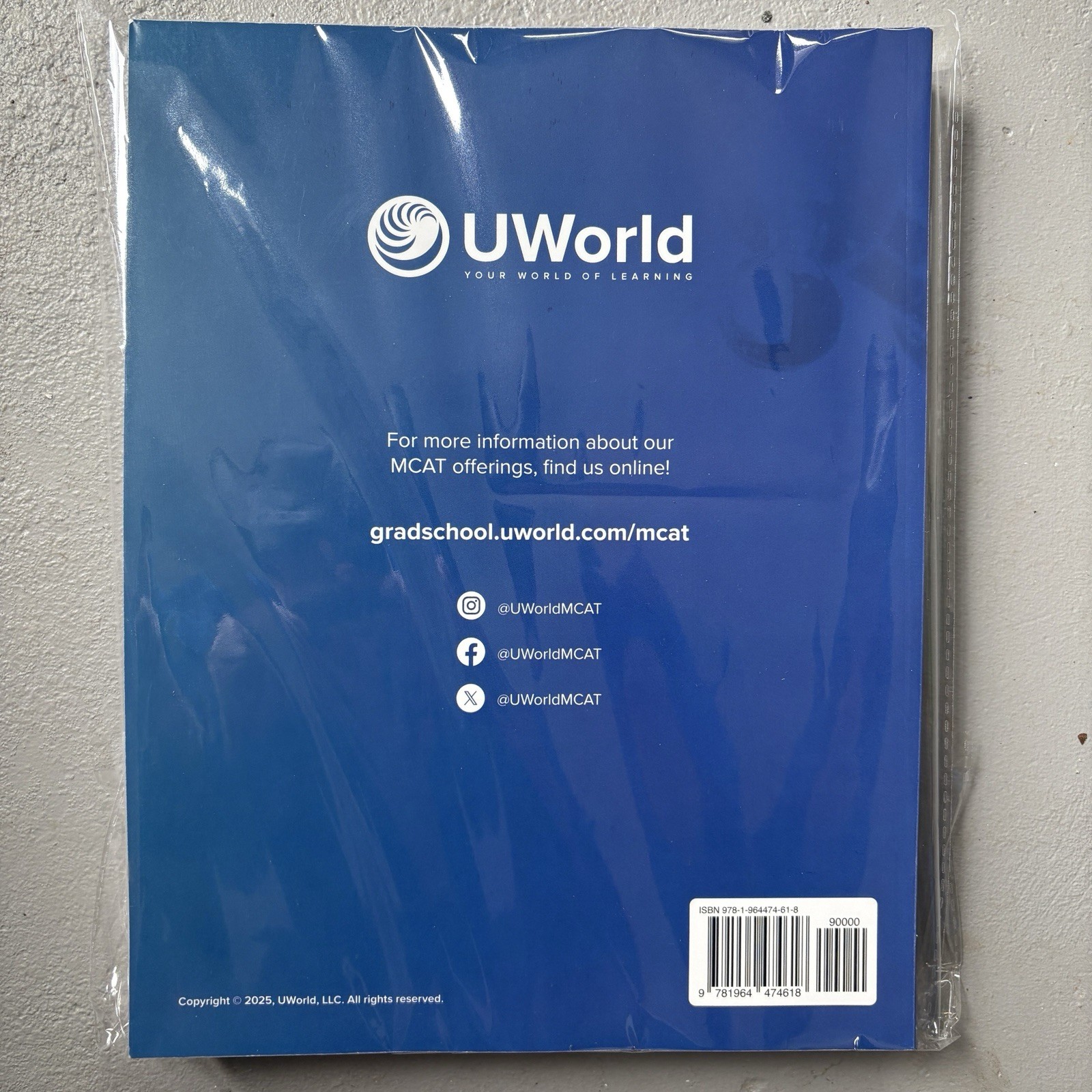 UWorld Grad School MCAT Prep Book Organic Chemistry 2nd Edition 2026-2027