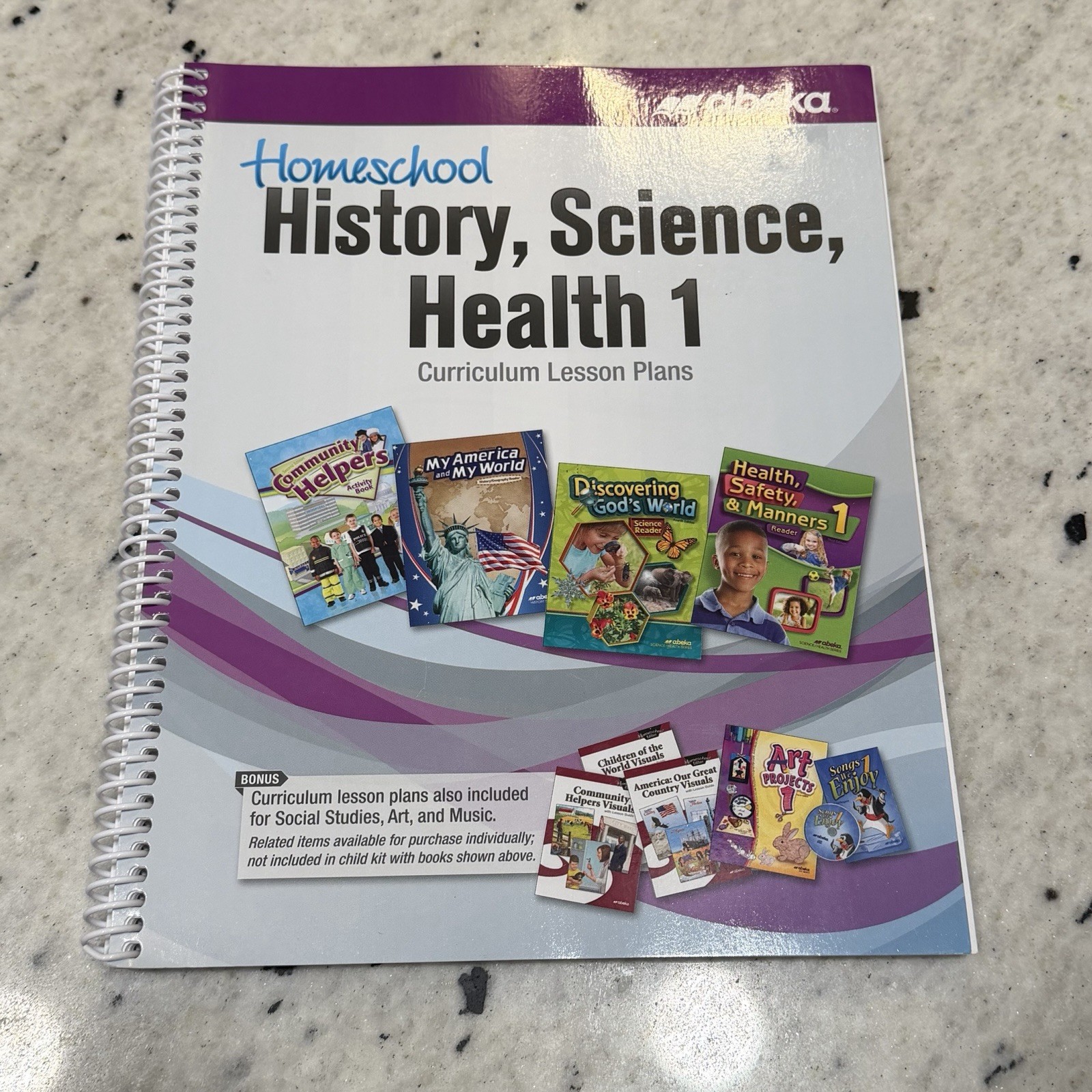 Abeka 1st Grade History Science Health 1 Lesson Plans Readers New