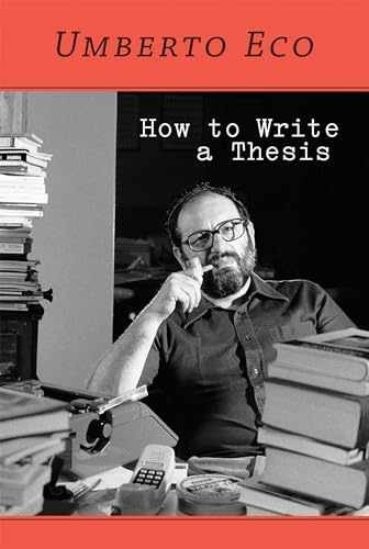 How to Write a Thesis (Mit Press) – Paperback, by Eco Umberto – Acceptable