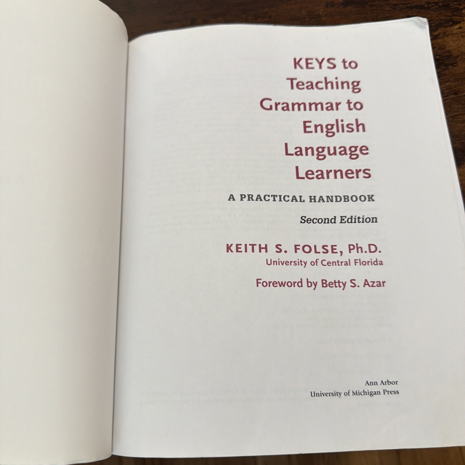 Keys to Teaching Grammar to English Language Learners, Second Ed : A…