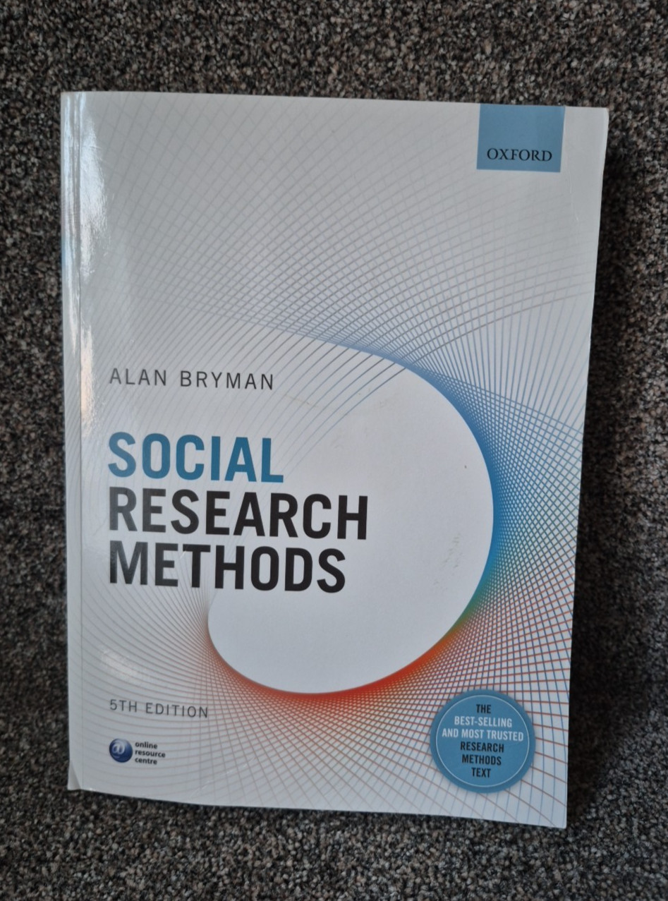 Social Research Methods by Alan Bryman 5th Edition Book