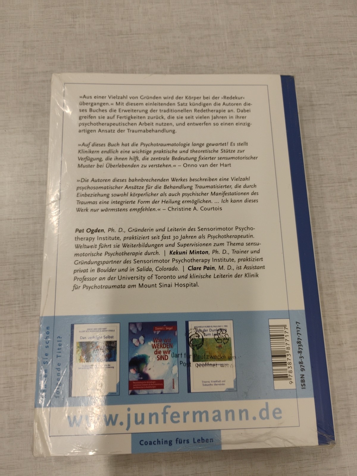 Bessel van der Trauma und Körper: Ein sensumotorisch or (Paperback) (UK IMPORT)