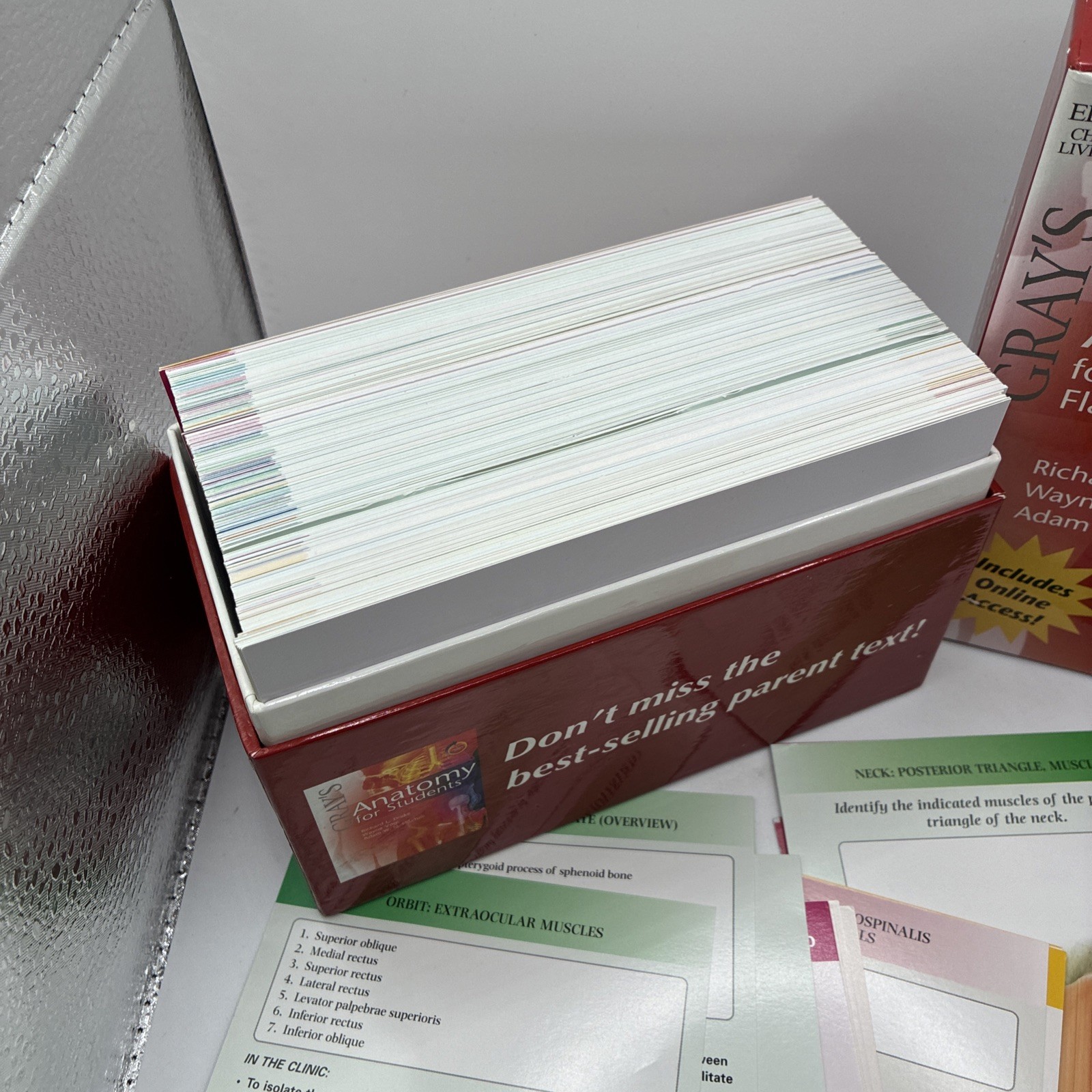 Gray’s Anatomy Flash Cards Excellent Condition Very Informative Great For Study