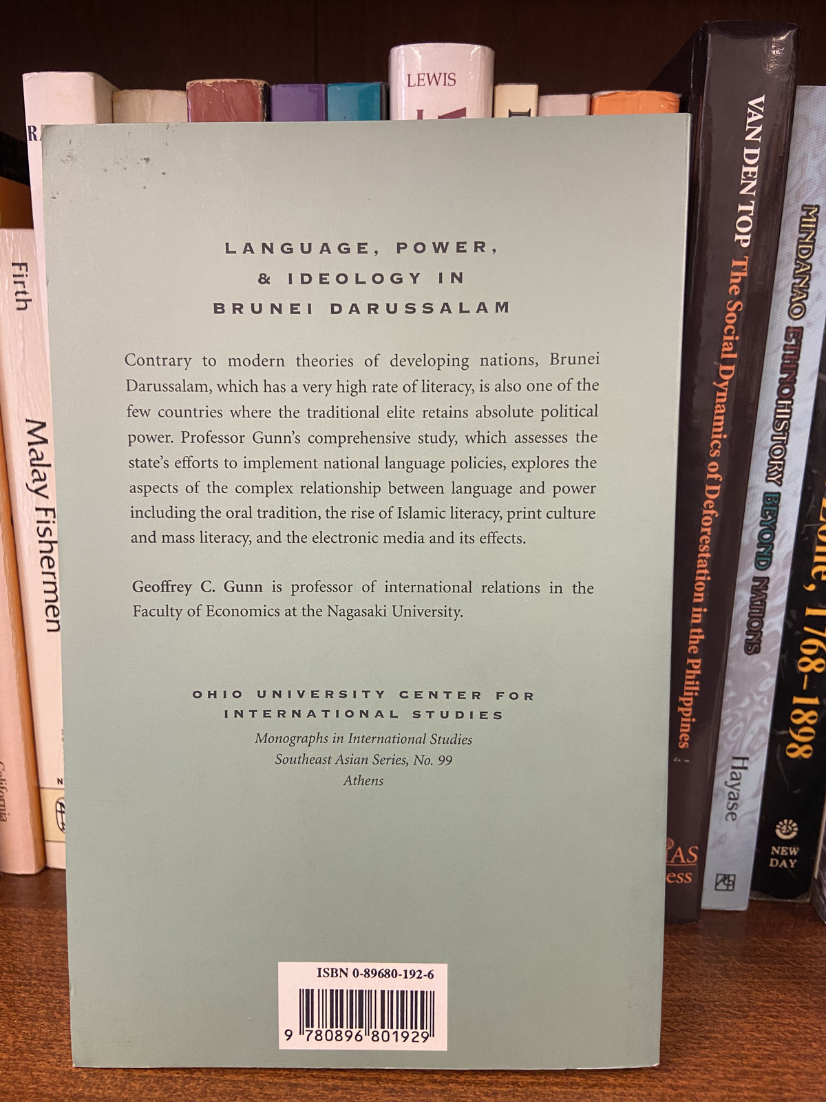 Language, Power, and Ideology in Brunei Darussalam