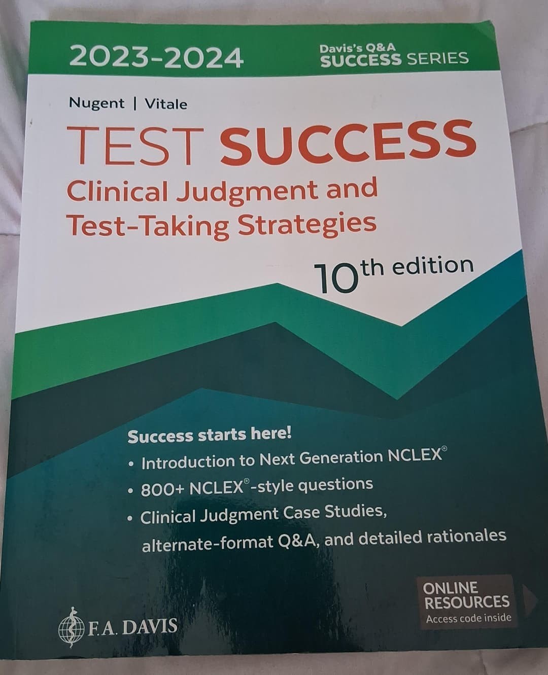 Test Success : Clinical Judgment and Test-Taking Strategies by F. A. Davis…