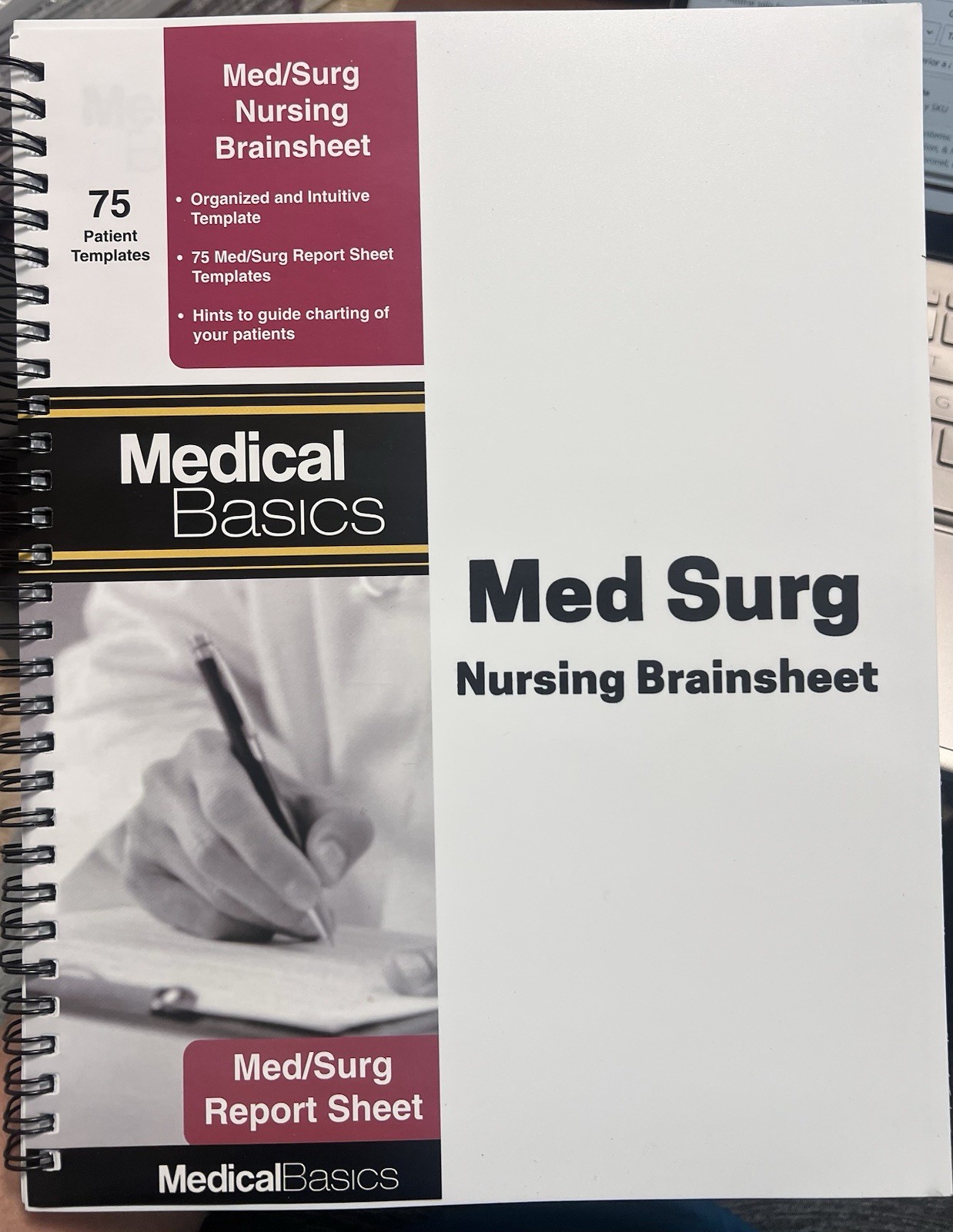 Medical Basics, Med Surg, Nursing Brainsheet, 75 Patient Templates