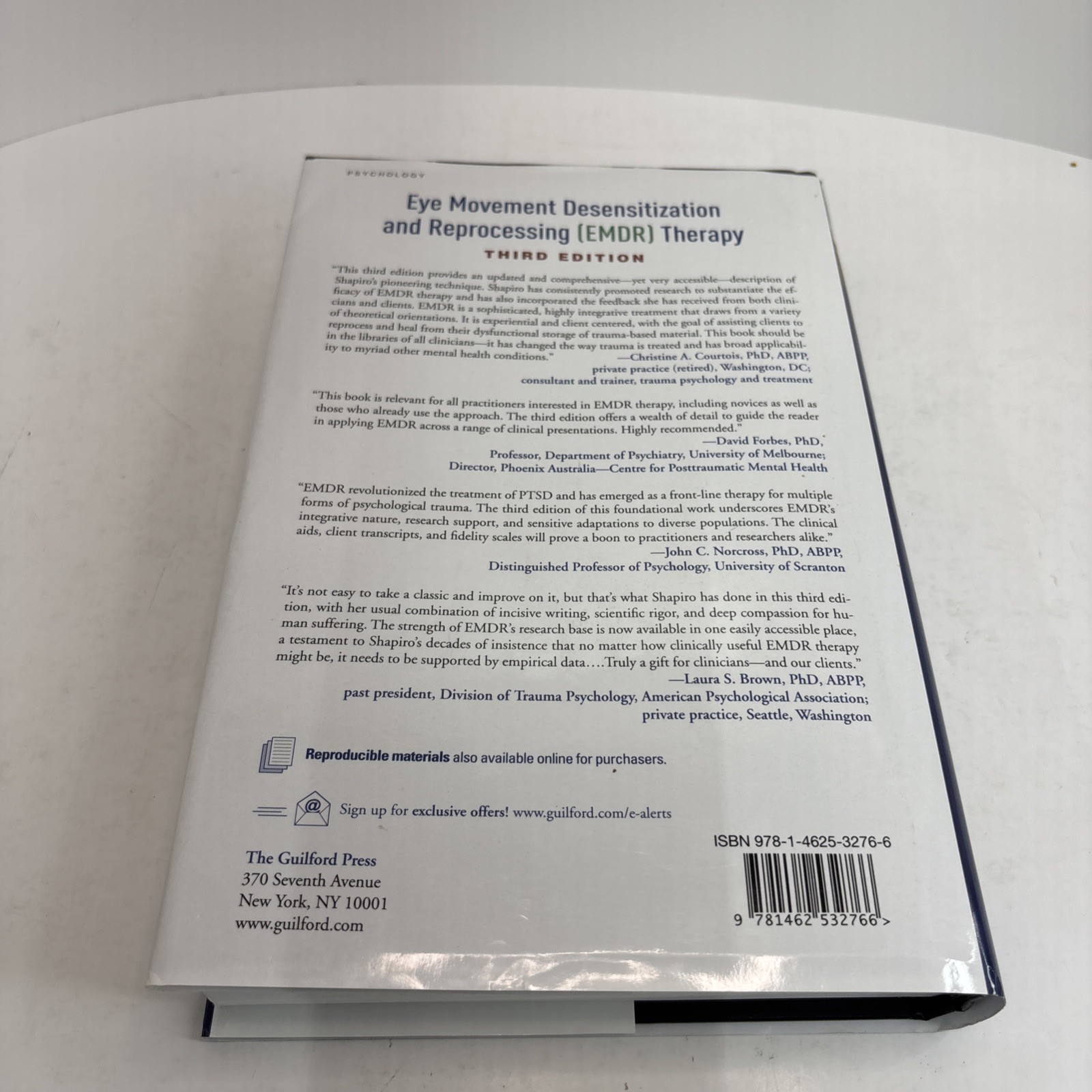 Eye Movement Desensitization and Reprocessing (EMDR) Therapy : Basic Principles,