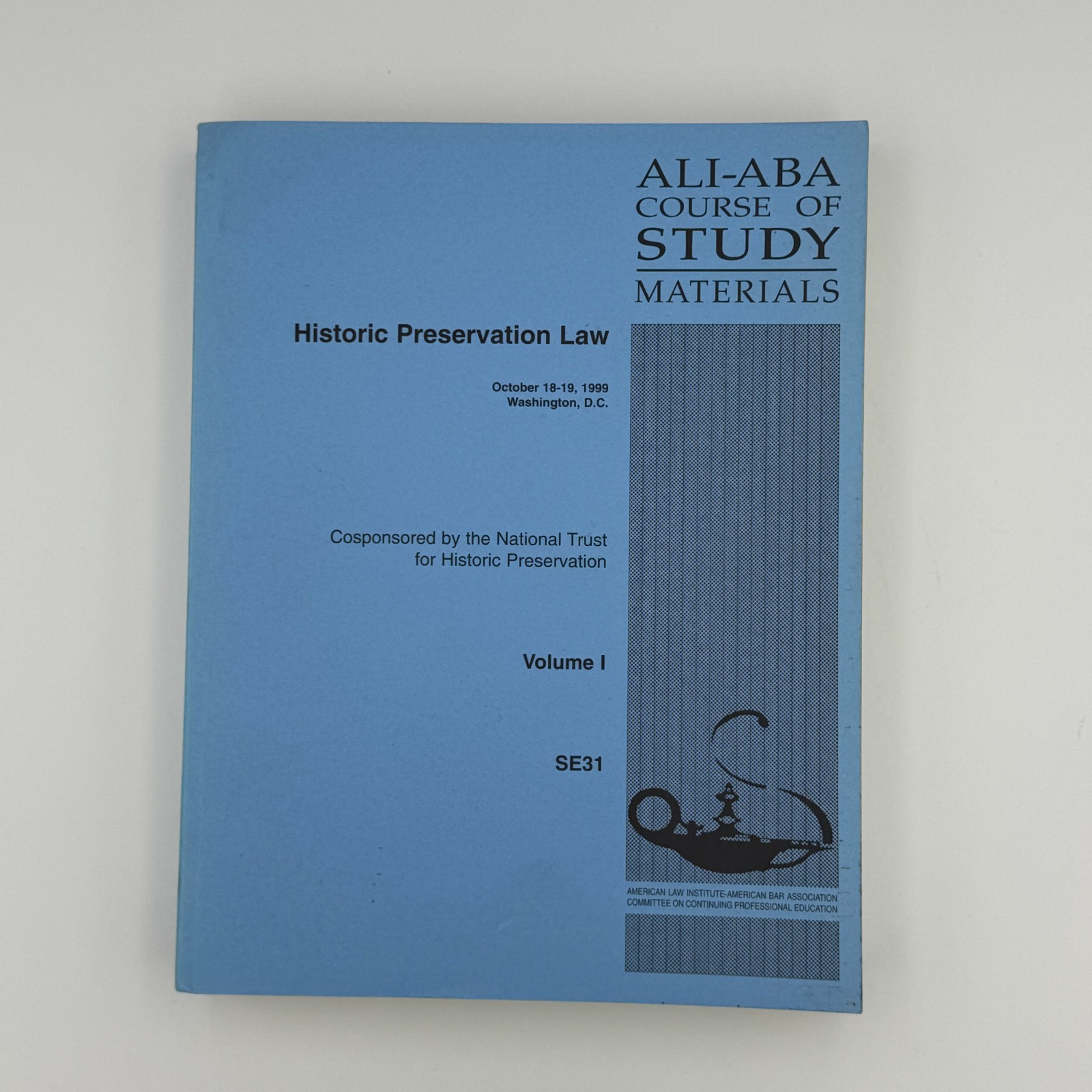 Historic Preservation Law 2 Volume Set ALI-ABA Course of Study Materials SE31