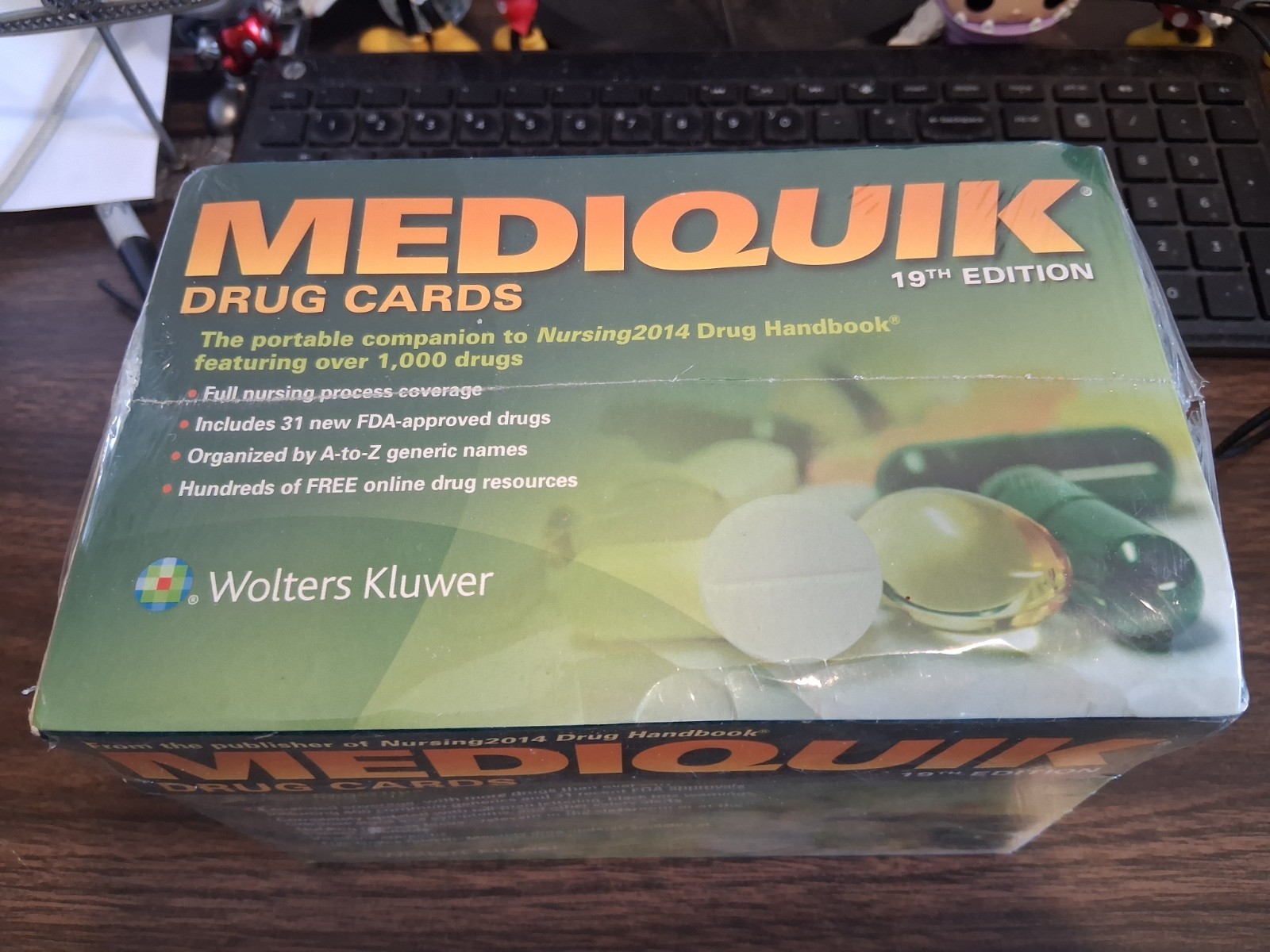 MEDIQUIK DRUG CARDS Nursing Reference Medications 19th edition Kluwer SEALED BOX