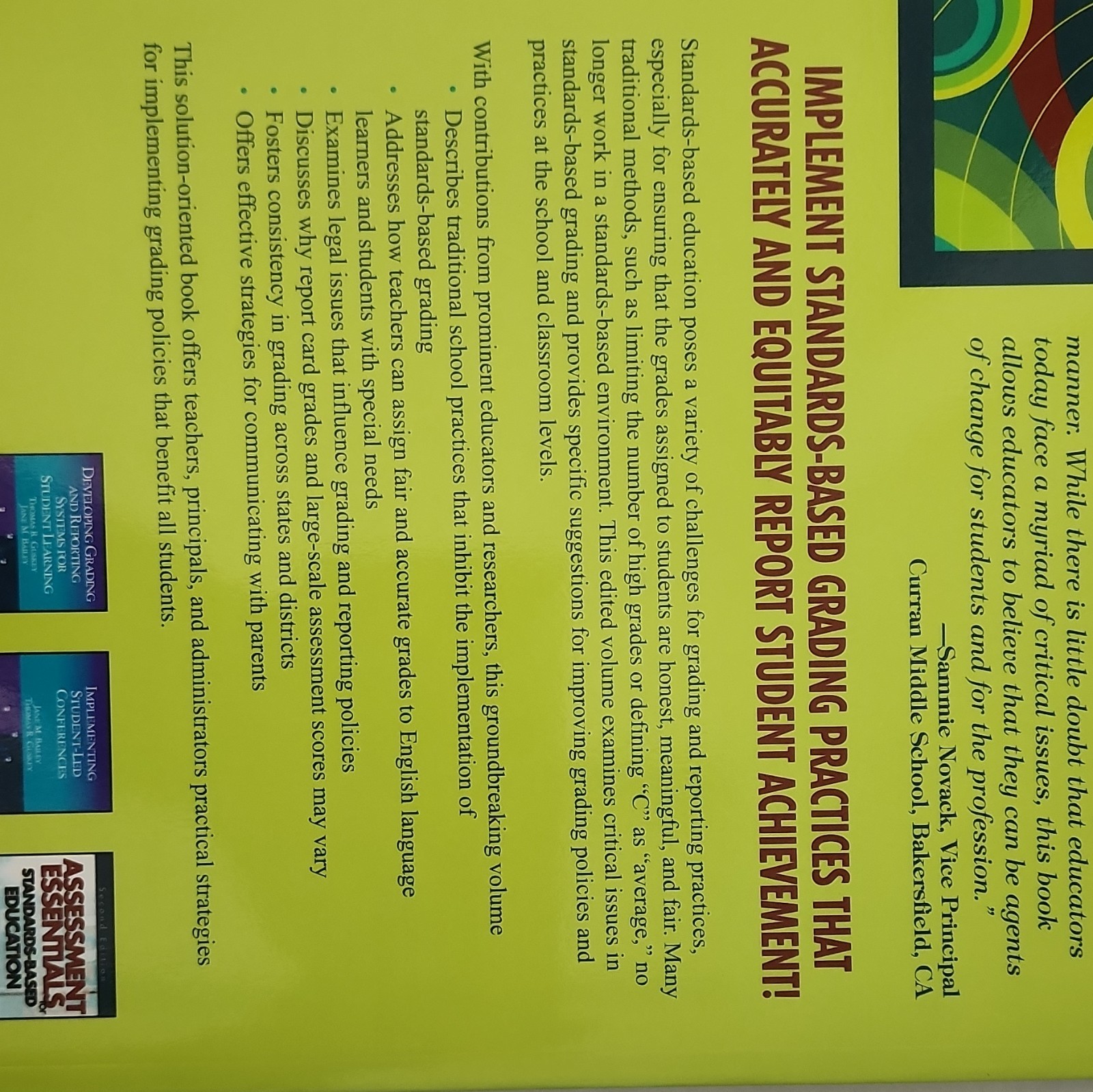 Corwin Press Practical Solutions for Serious Problems in Standards-Based Grading