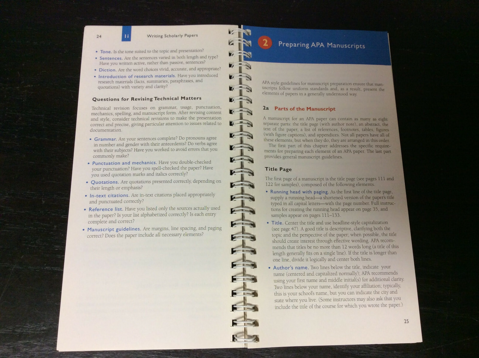 Pocket Guide to APA Style Perrin, Robert (Spiral-bound 2015) VG