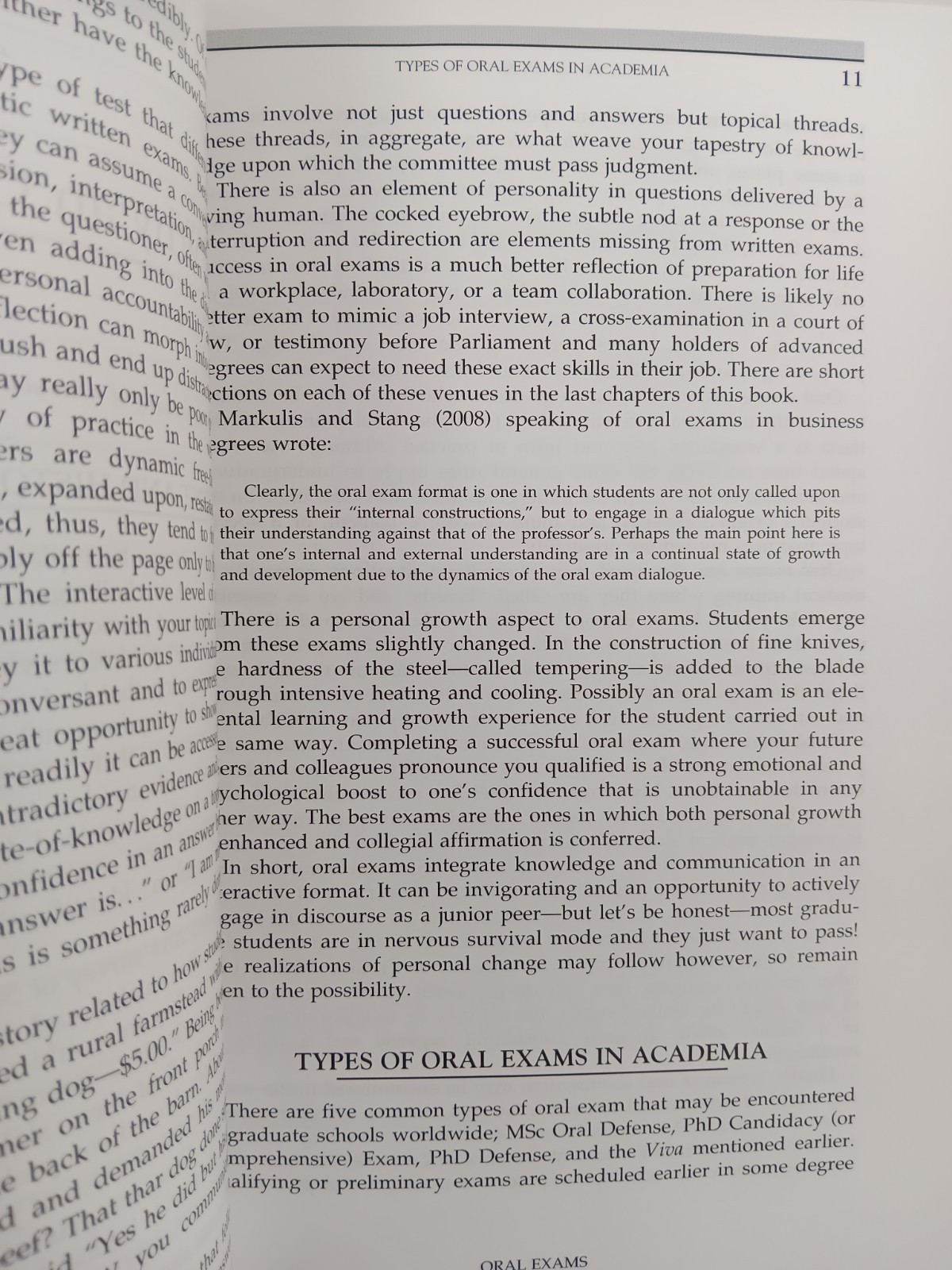 Oral Exams Preparing For and Passing Candidacy Qualifying and Graduate Defenses
