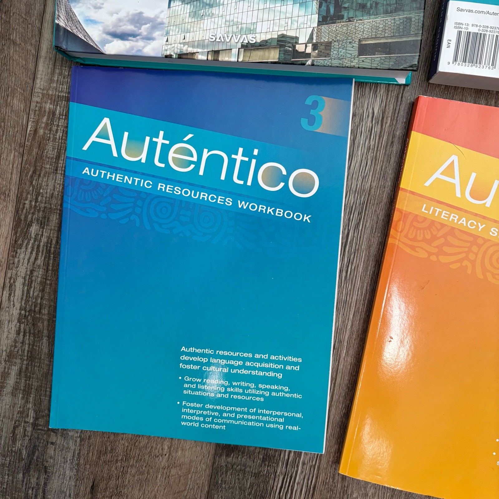 Savvas Autentico Level 3 Teacher’s Edition Workbooks Lot