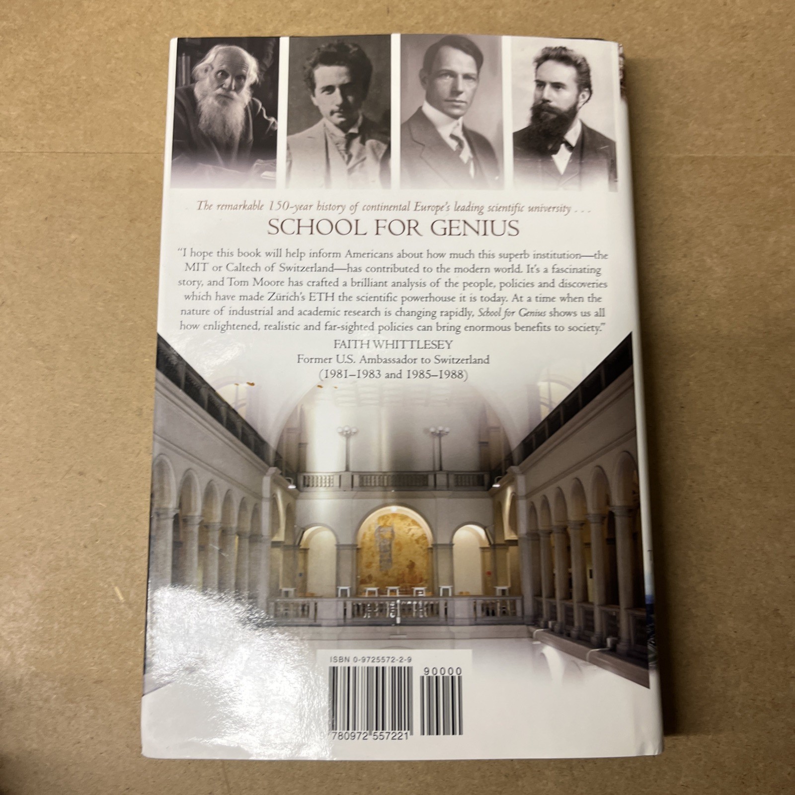 School for Genius: Swiss Federal Institute by Thomas Moore (2005, Hardcover) VG