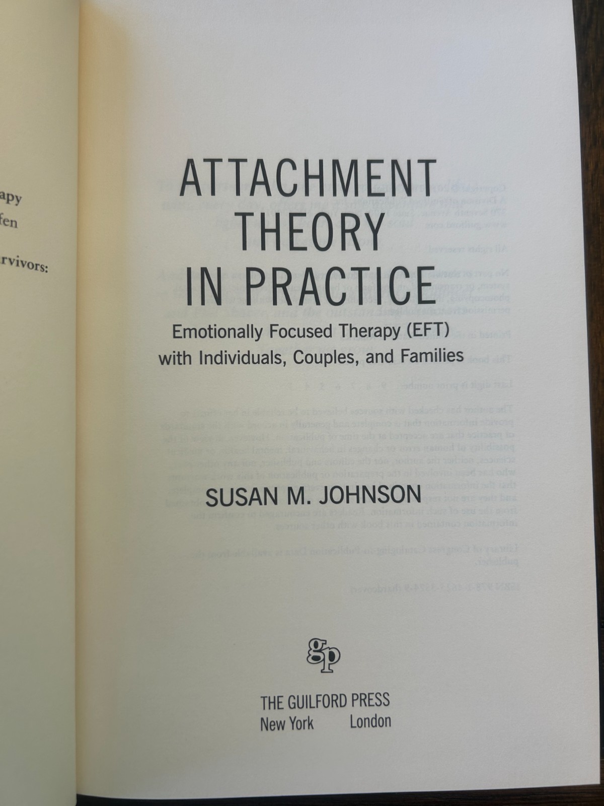 Attachment Theory in Practice : Emotionally Focused Therapy (EFT) with…