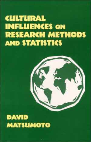 Cultural Influences on Research Methods – Paperback, by David Matsumoto – Good