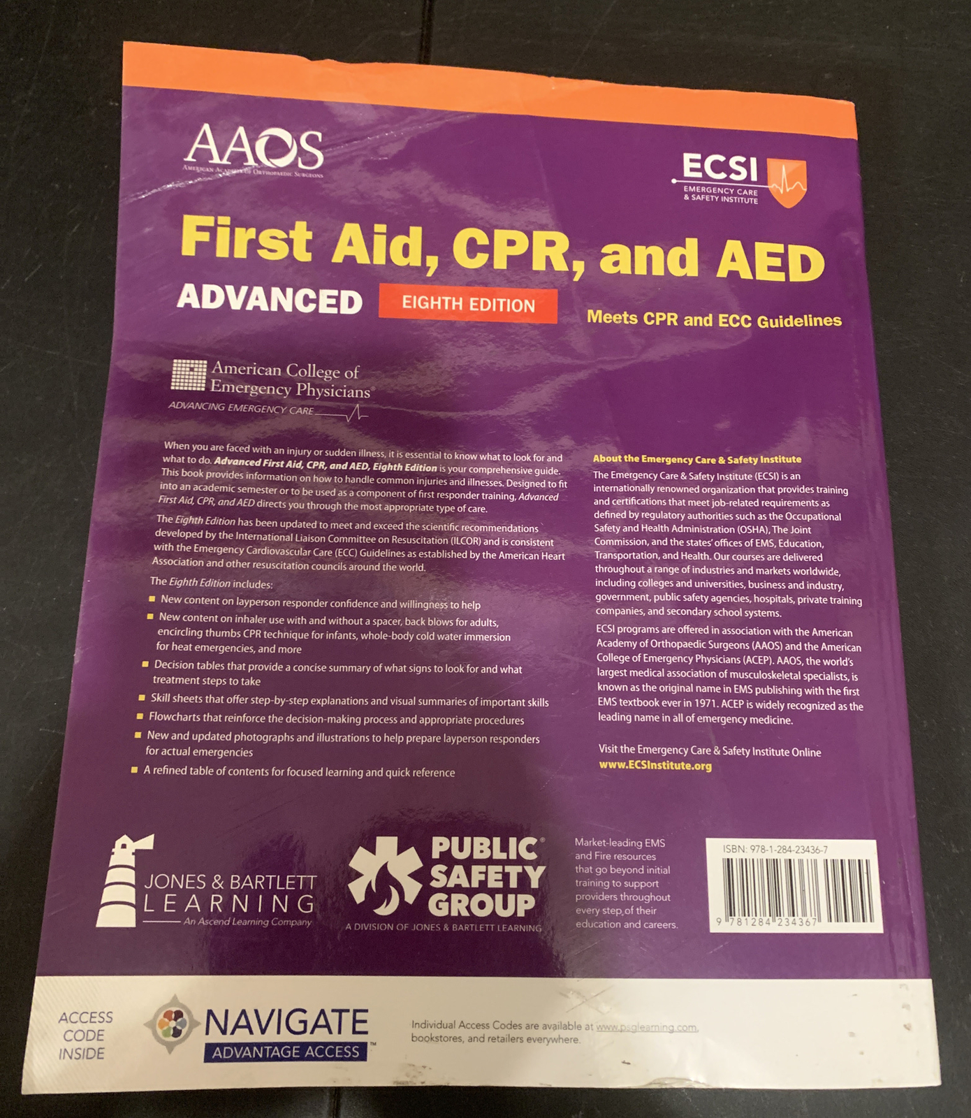 Advanced First Aid, CPR, and AED : Meets Cpr and Ecc Guidelines, Paperback by…