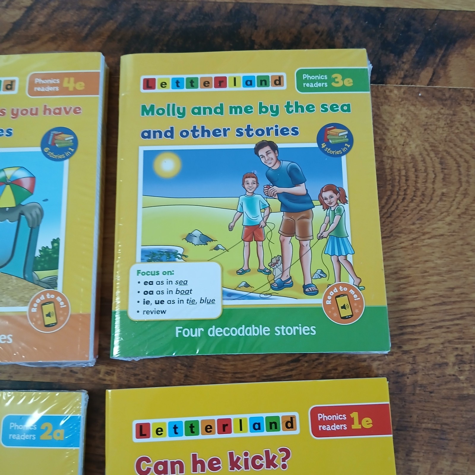 LETTERLAND Phonics Leveled Readers Books Sets 1 – 4 (5 Books Per Set) Elementar