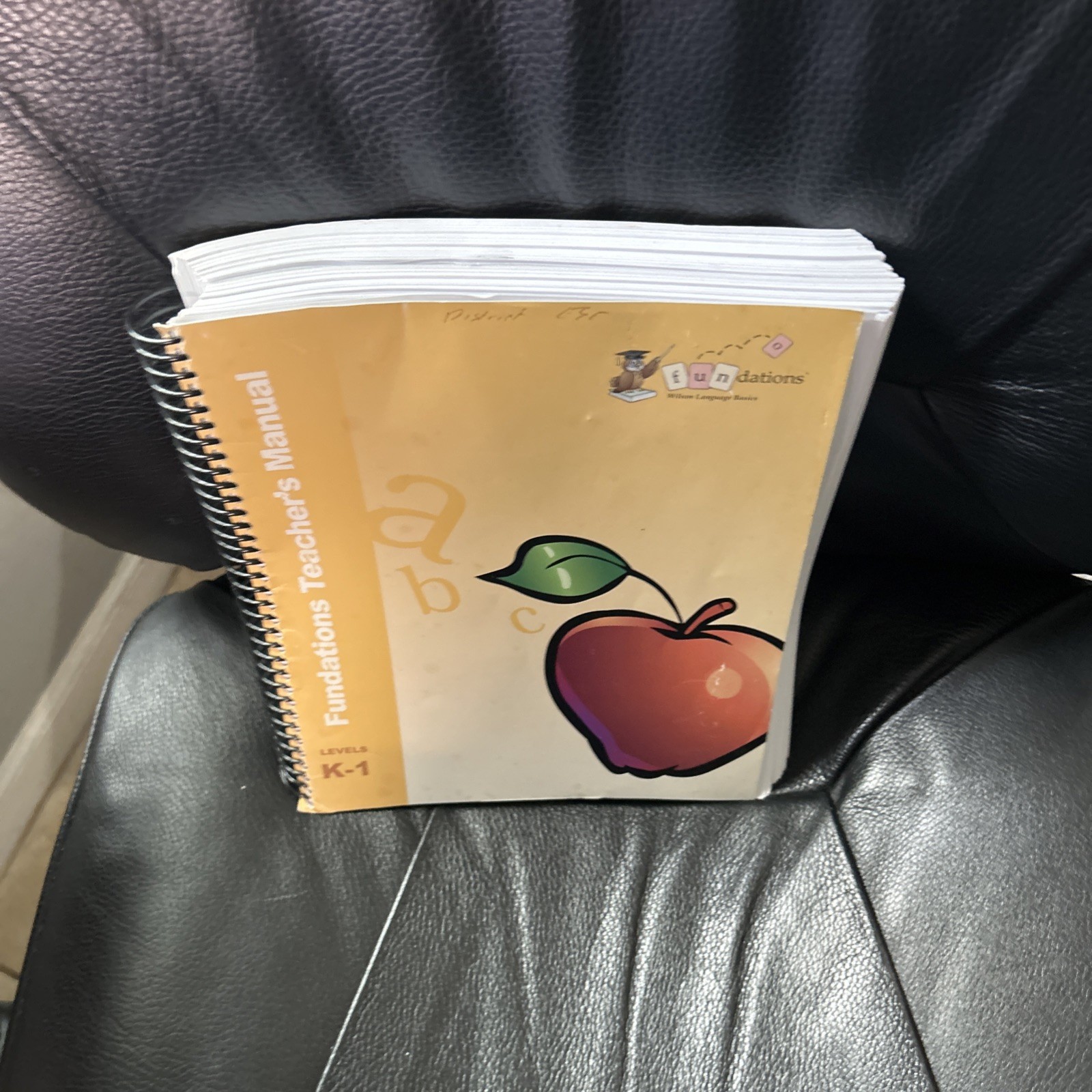 Fundations Teacher’s Manual K-1, by Barbara A. Wilson 2006 spiral bound Acceptab