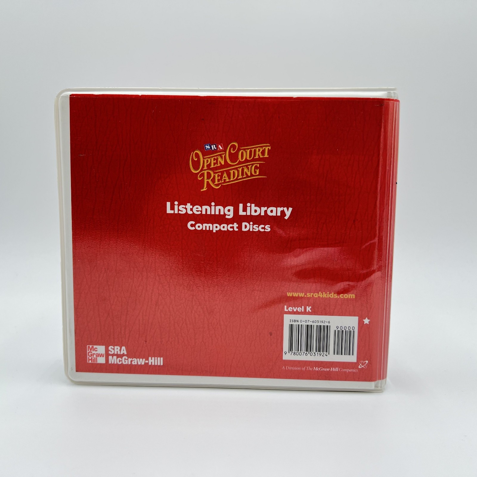 SRA Open Court Reading Preschool Level K Compact Discs Listening Library Set 9