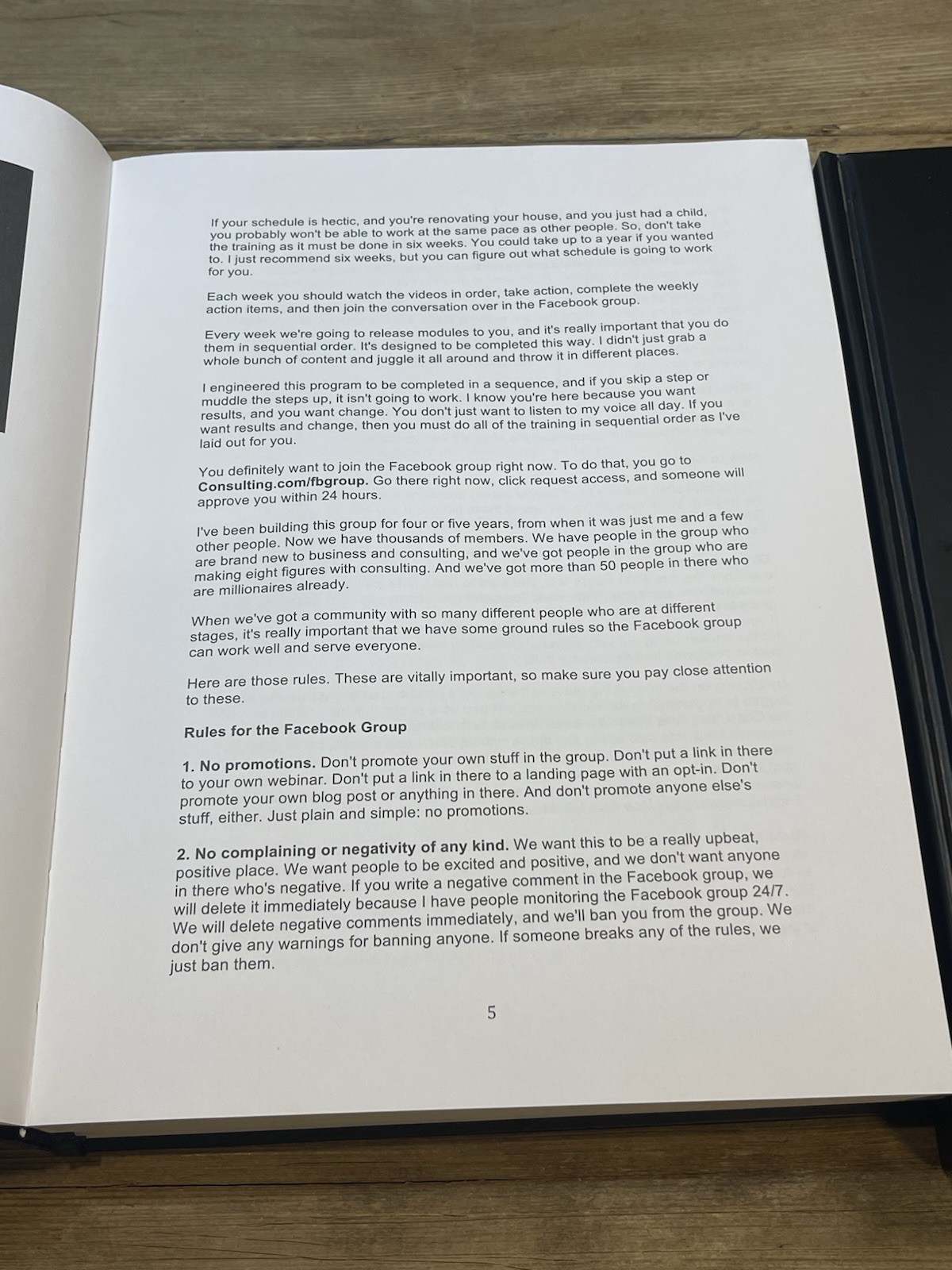 Sam Ovens Consulting Accelerator Course Workbooks : Part 1 & 2