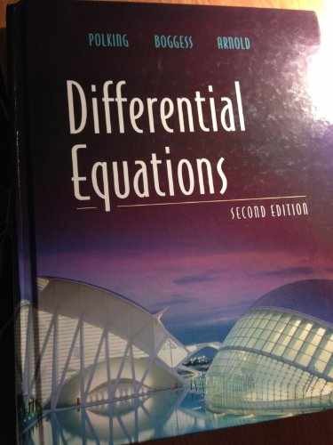 Differential Equations (2nd – Hardcover, by Polking John; Boggess – Very Good
