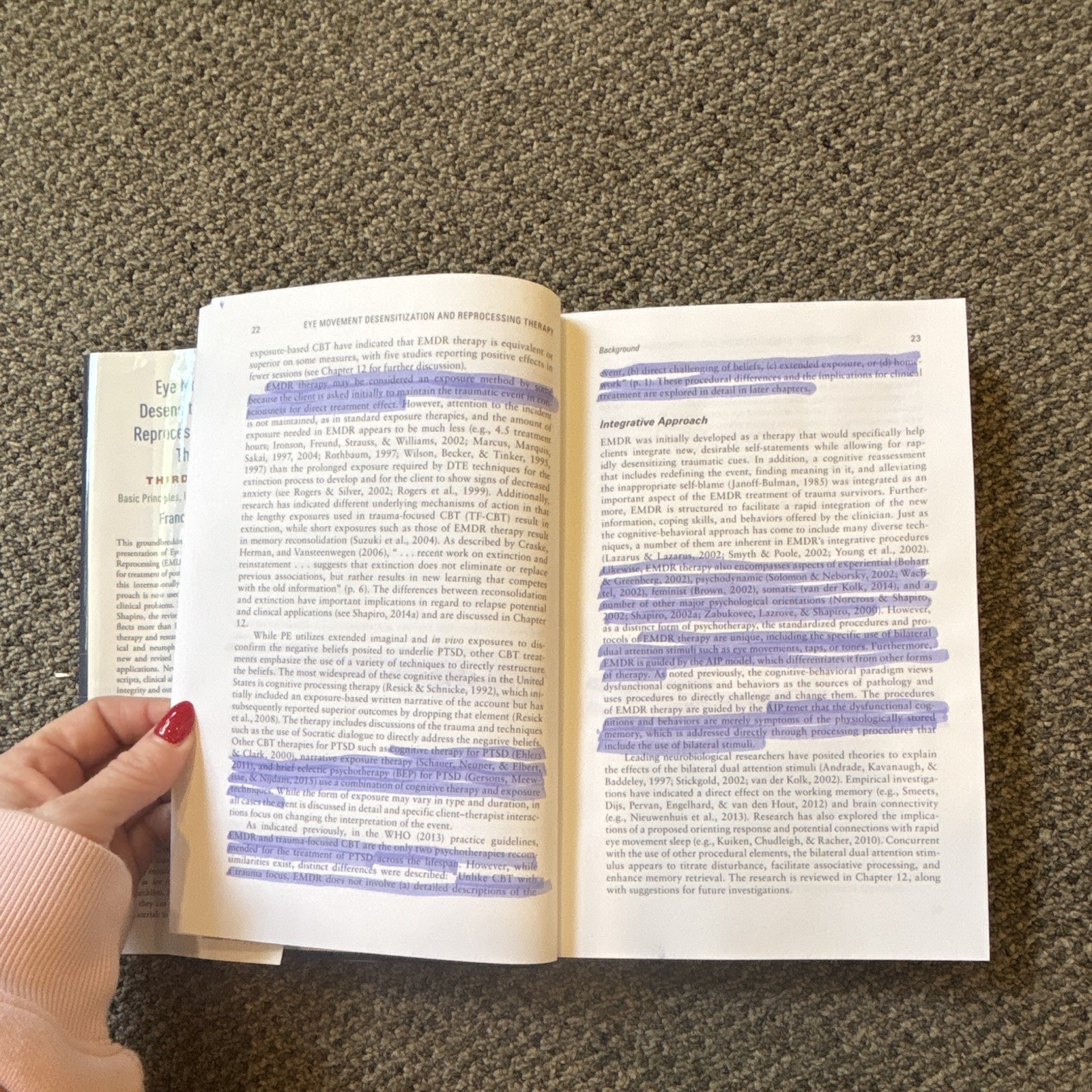 Francine Shapiro EMDR Therapy Third Edition Guilford Press 2017 Book