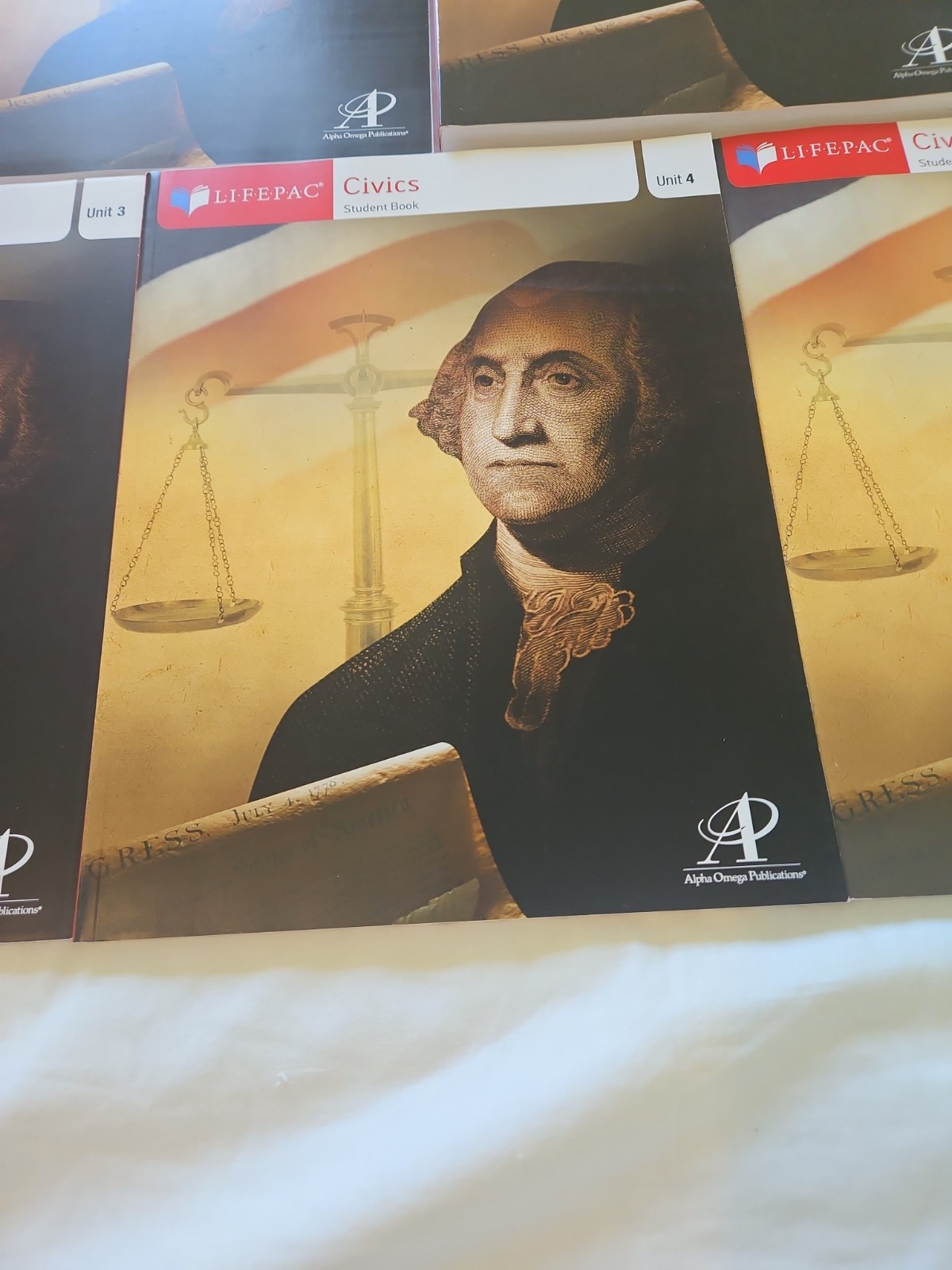 Alpha Omega Lifepac Civics Student Books 1 &2 Missing (B)
