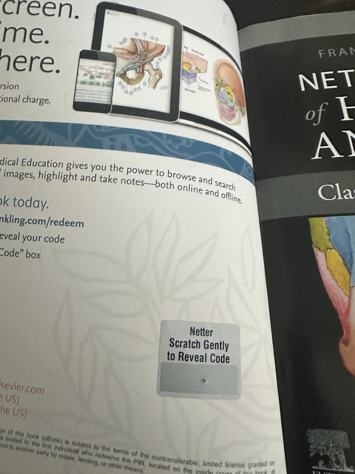 Netter Atlas of Human Anatomy – 8th Edition – Frank H. Netter – Paperback W/code