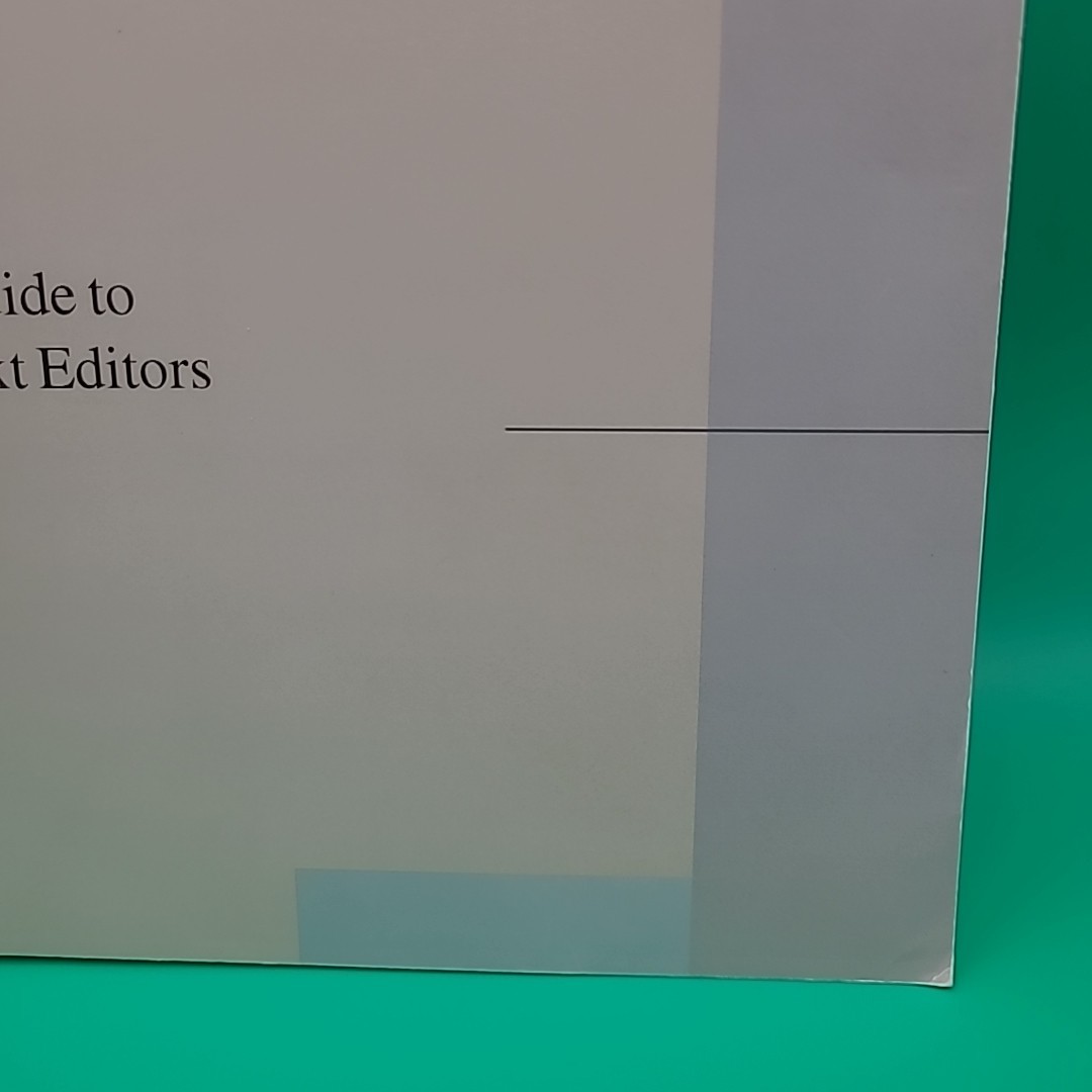 The Ultimate Guide to the vi and ex Text Editors Hewlett-Packard