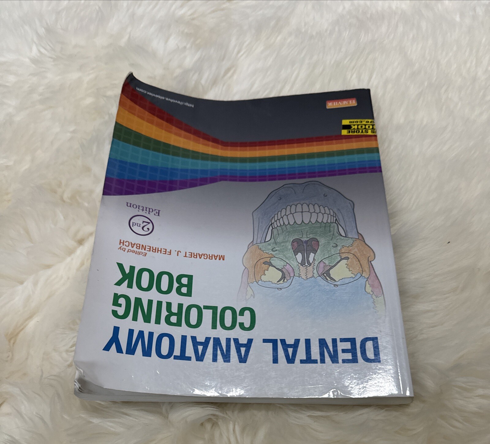 Dental Anatomy Coloring Book 2nd Edition 978-1-4557-4589-0+US SELLER+FREE SHIP