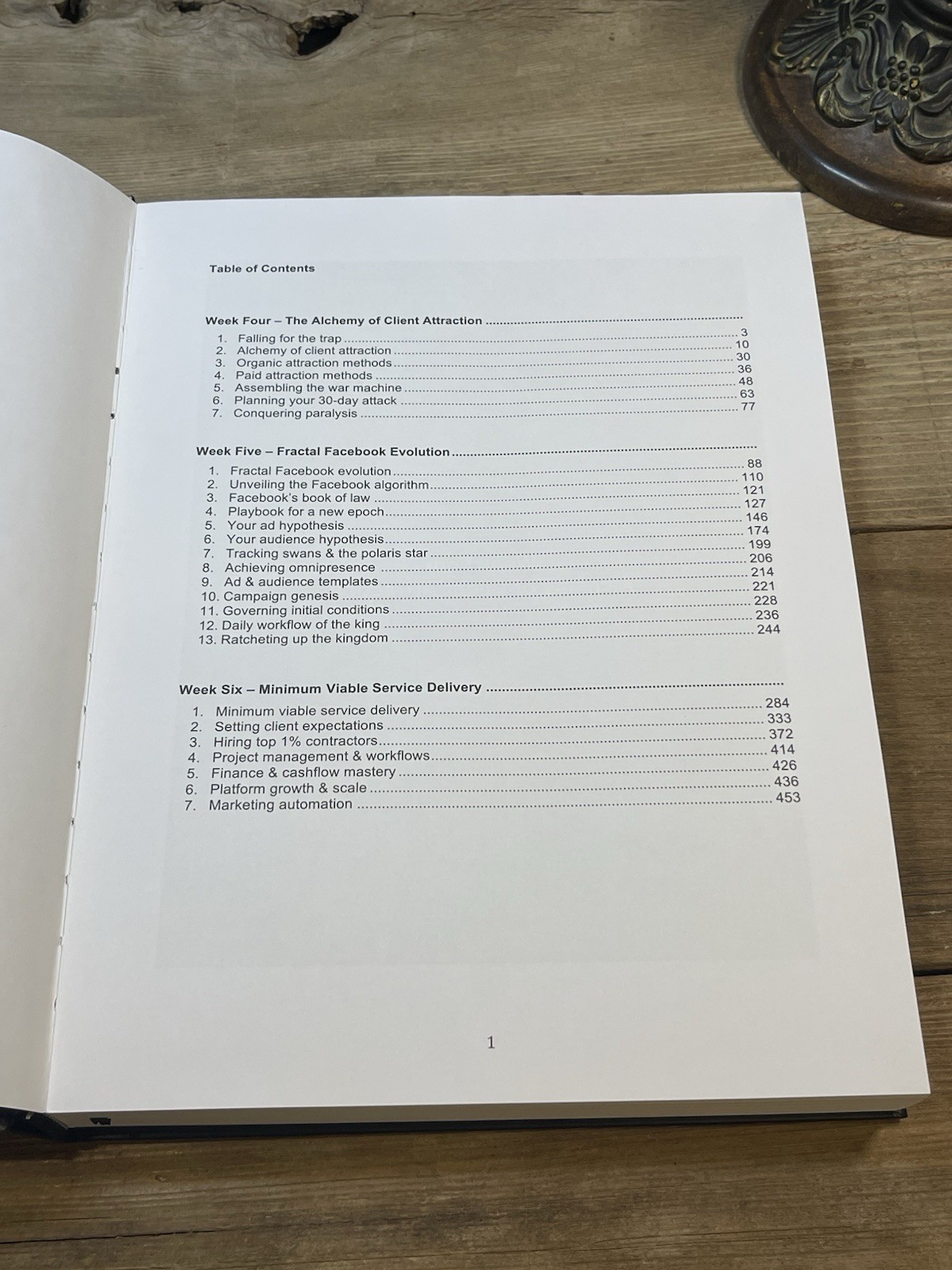 Sam Ovens Consulting Accelerator Course Workbooks : Part 1 & 2