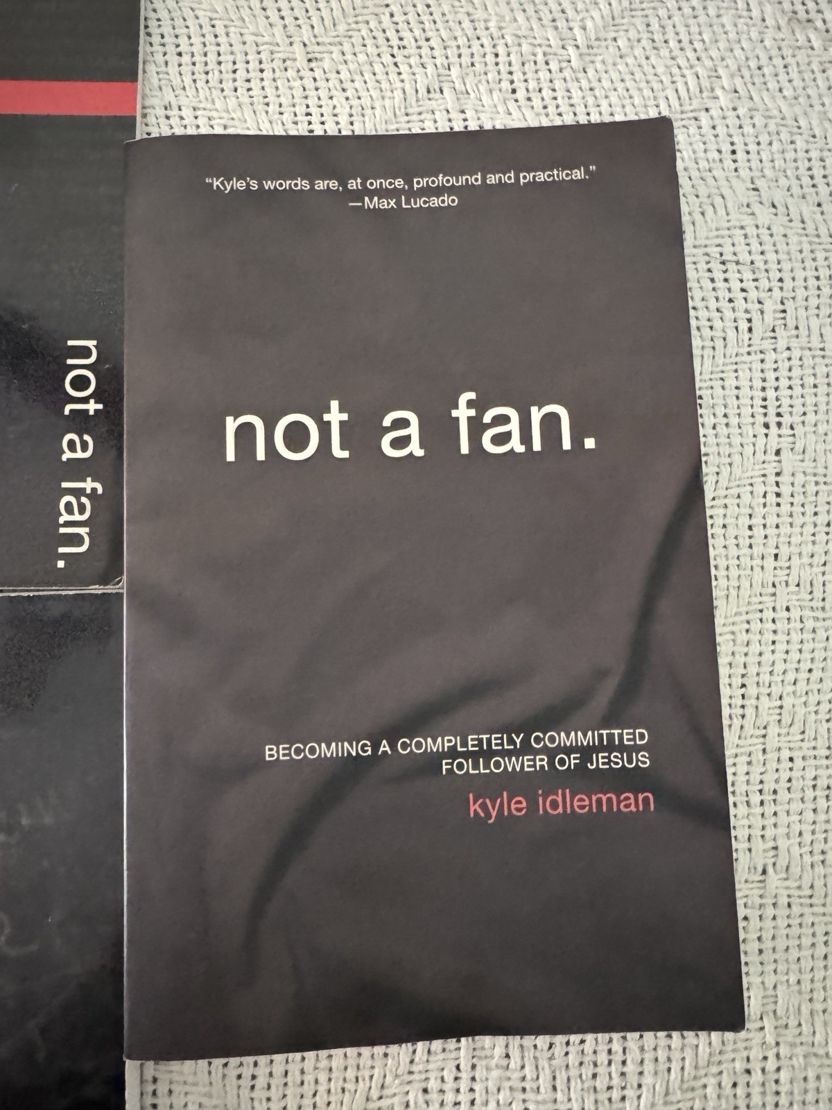 Not a Fan Small Group Discipleship Study Kyle Idleman DVD Book Leader’s Guide +