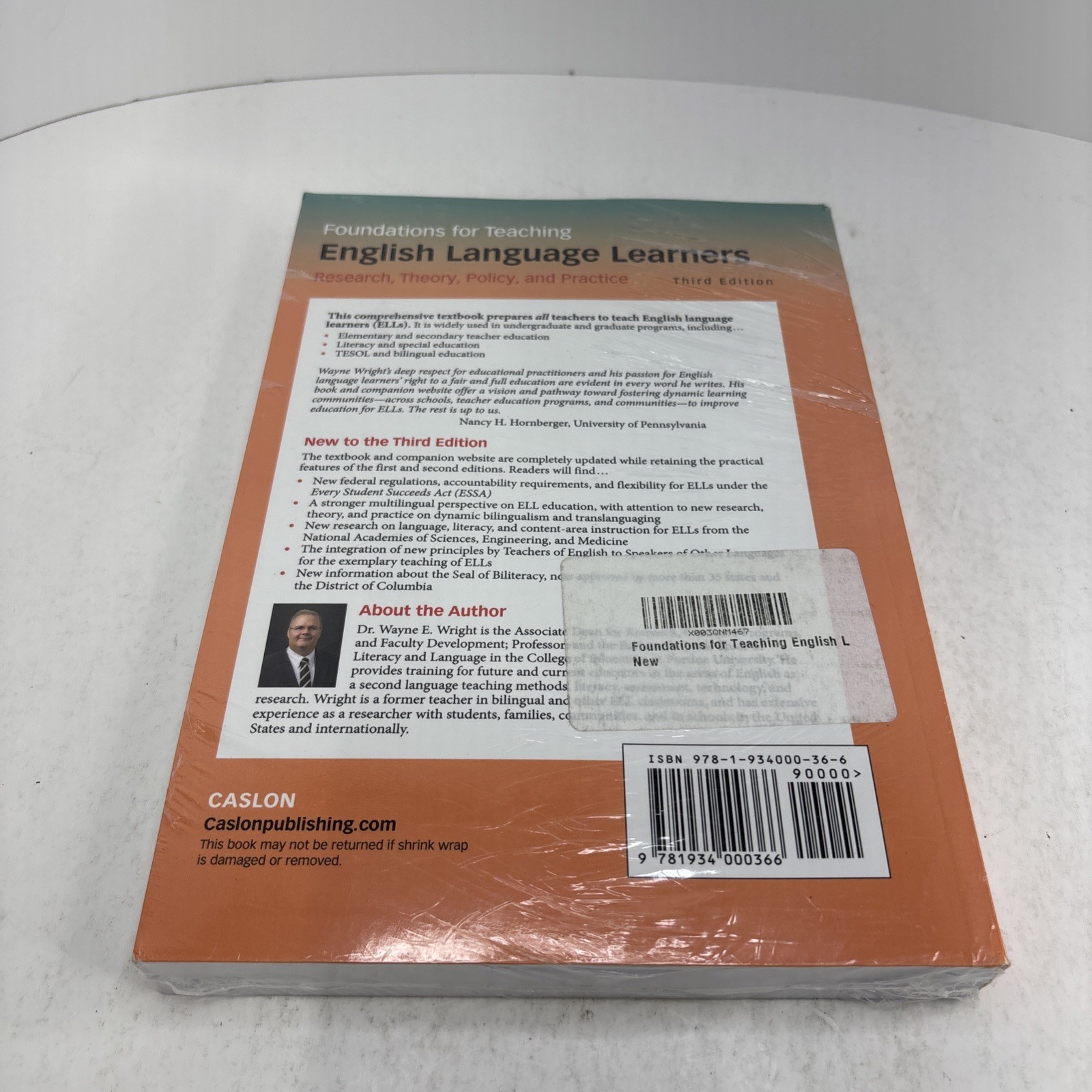 Foundations for Teaching English Language Learners 3rd edition – New Sealed