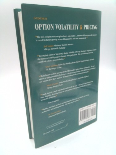 Option Volatility & Pricing: Advanced Trading Strategies and Techniques