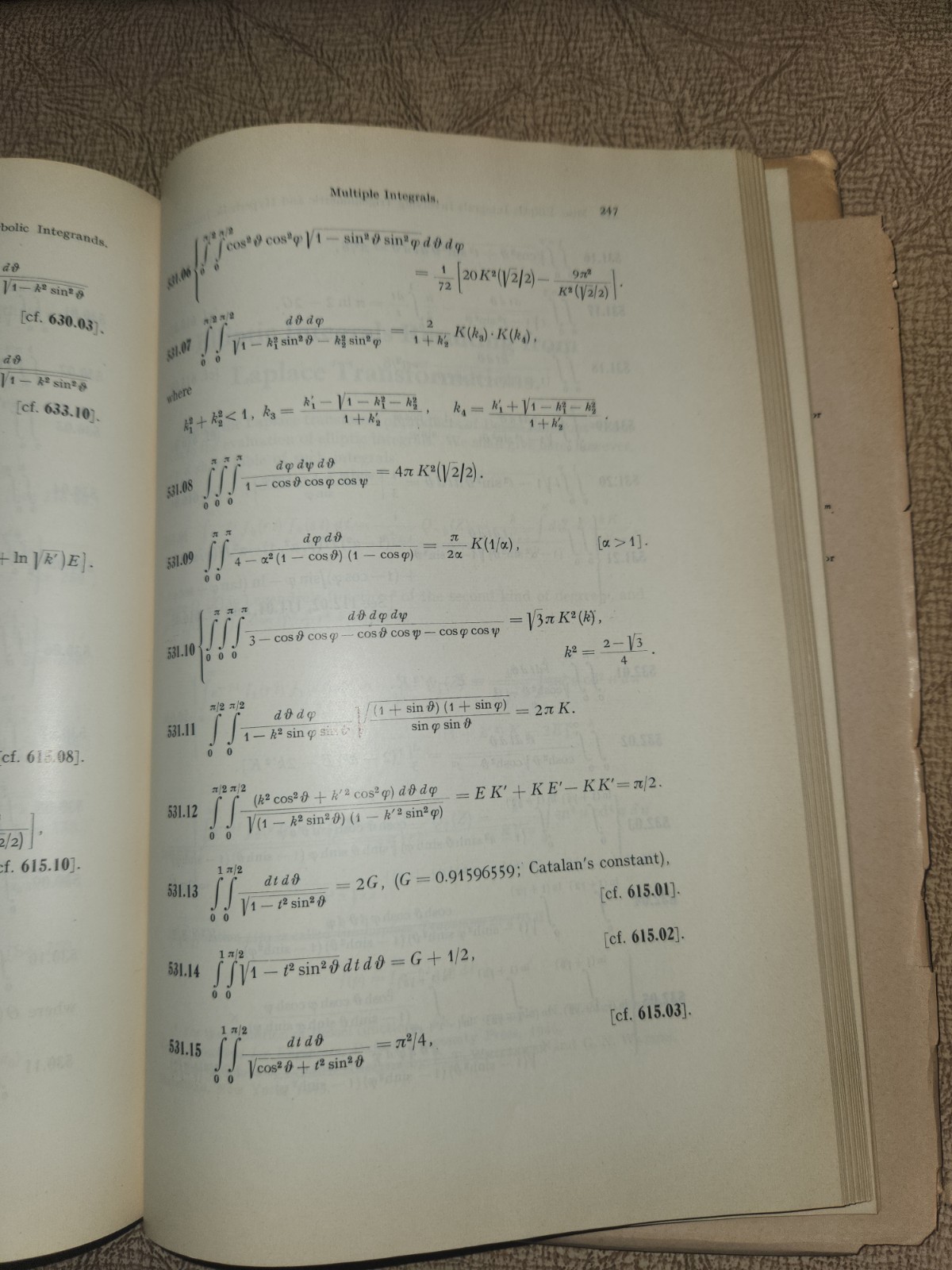 Handbook of Elliptic Integrals for Engineers and Physicist – 1954 Hardcover