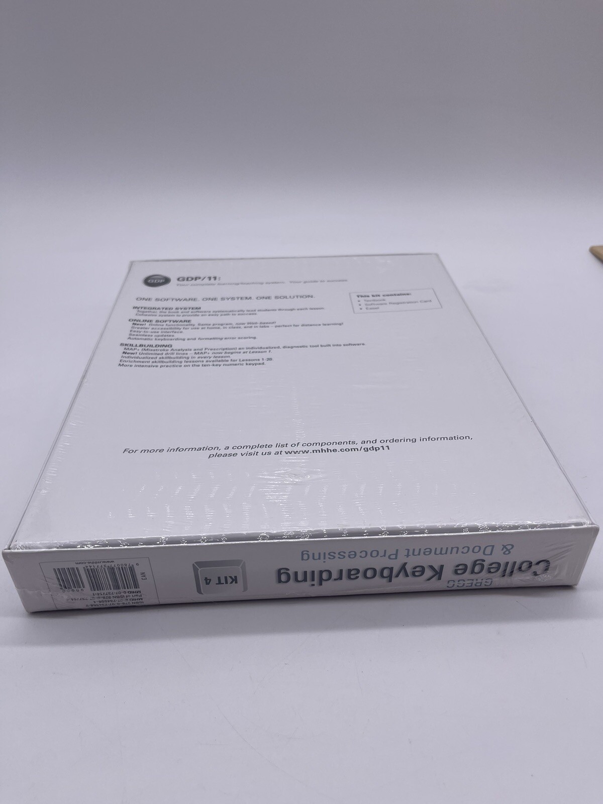 College Keyboarding & Document Processing Ober Kit 4 Lessons 1-20 New Sealed