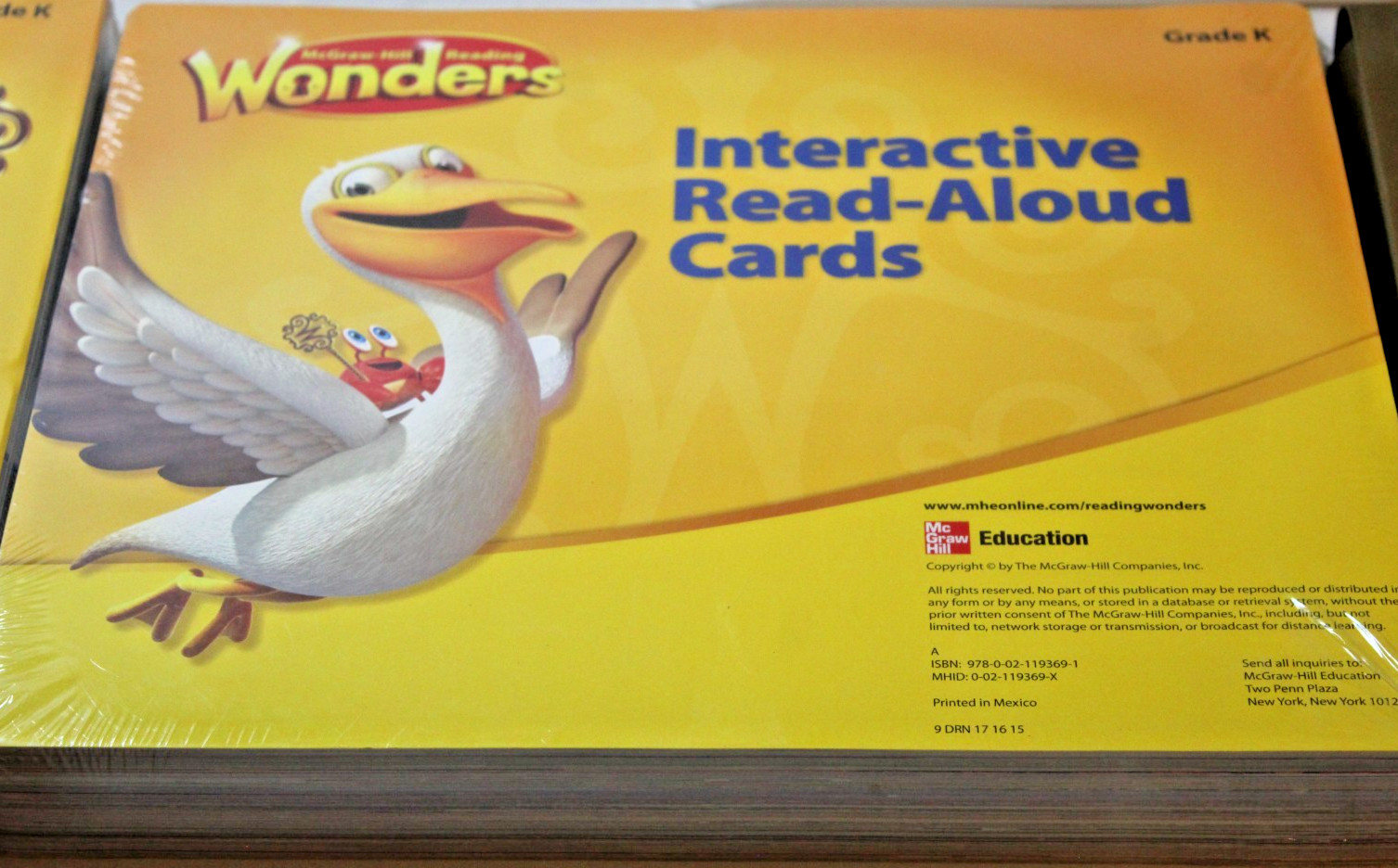 McGraw Hill Reading Wonders Grade K Teacher’s Editions Units 1-10 & Resources