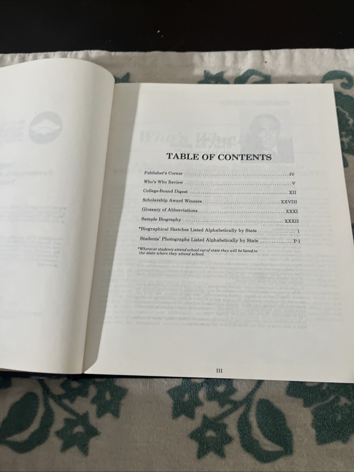 Who’s Who among American High School Students, 1982-83