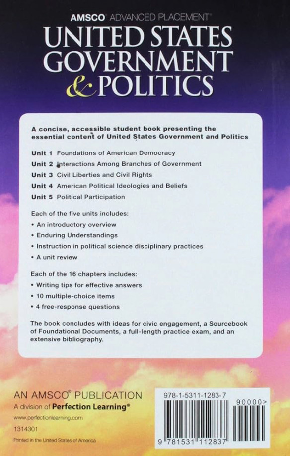 Amsco Advanced Placement United States Government & Politicsamsco Advanced…