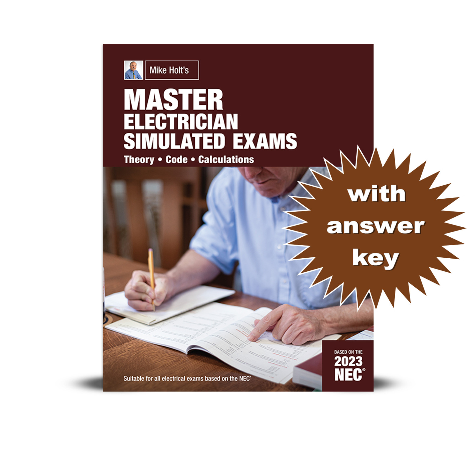 Mike Holt 2023 Electrical Exam Preparation with Master Exam & Answer Keys