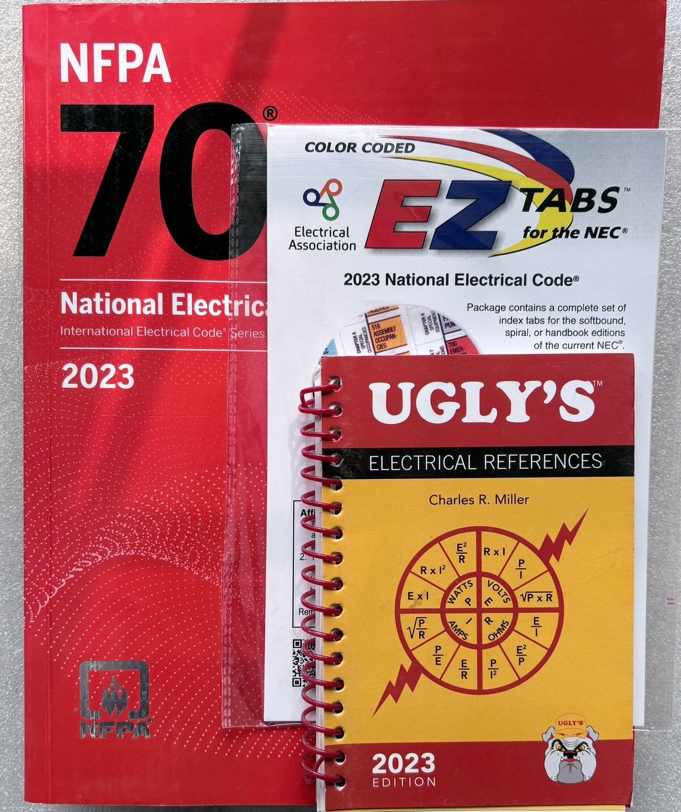 NFPA 70 National Electrical Code 2023 Paperback & Ugly’s Electrical & EZ Tabs