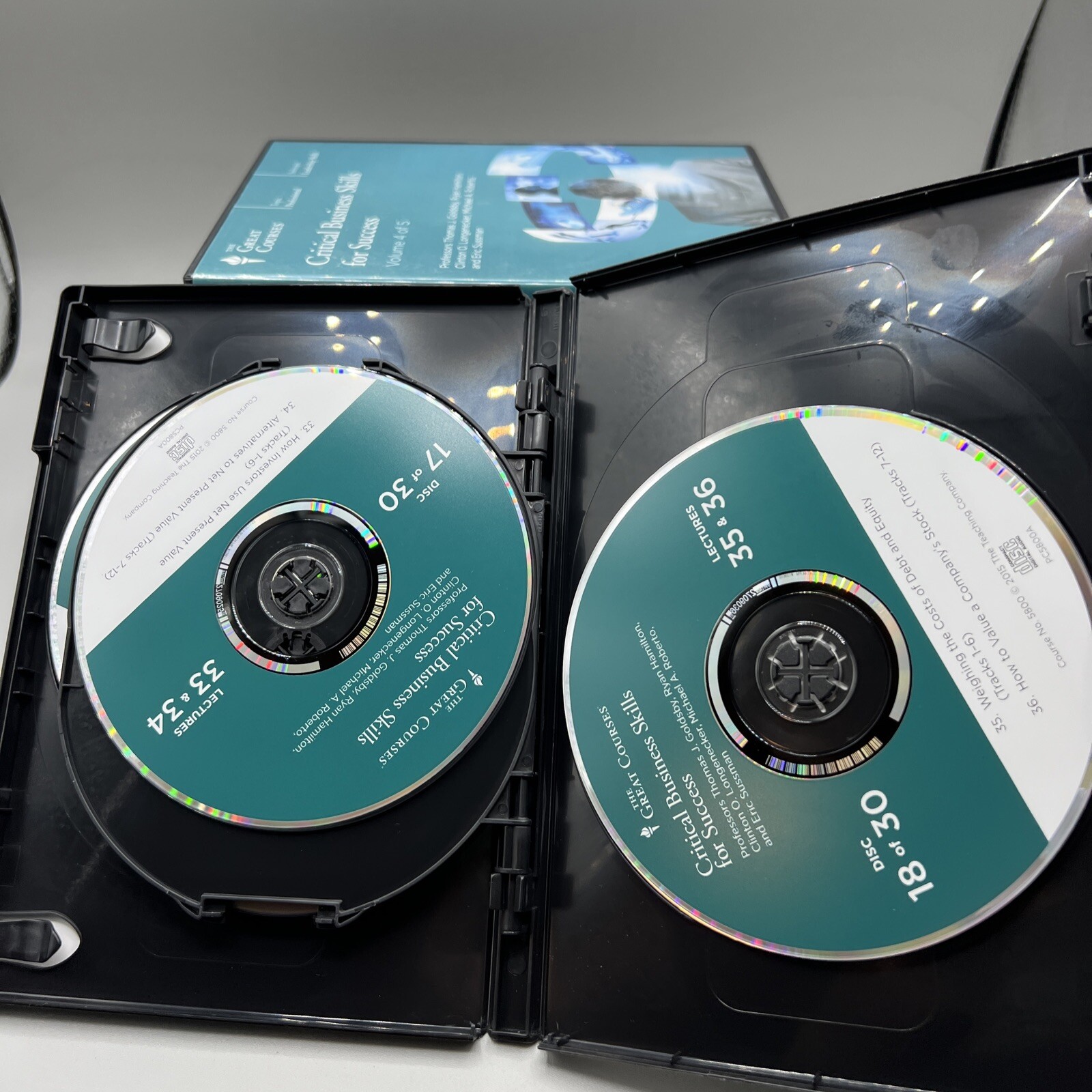 Great Courses Critical Business Skills, Guidebook, 3 Lecture Books, 4 DVD’s