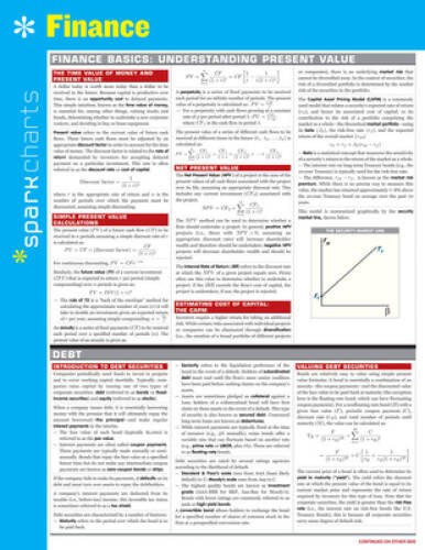 Finance SparkCharts – Hardcover By SparkNotes – GOOD